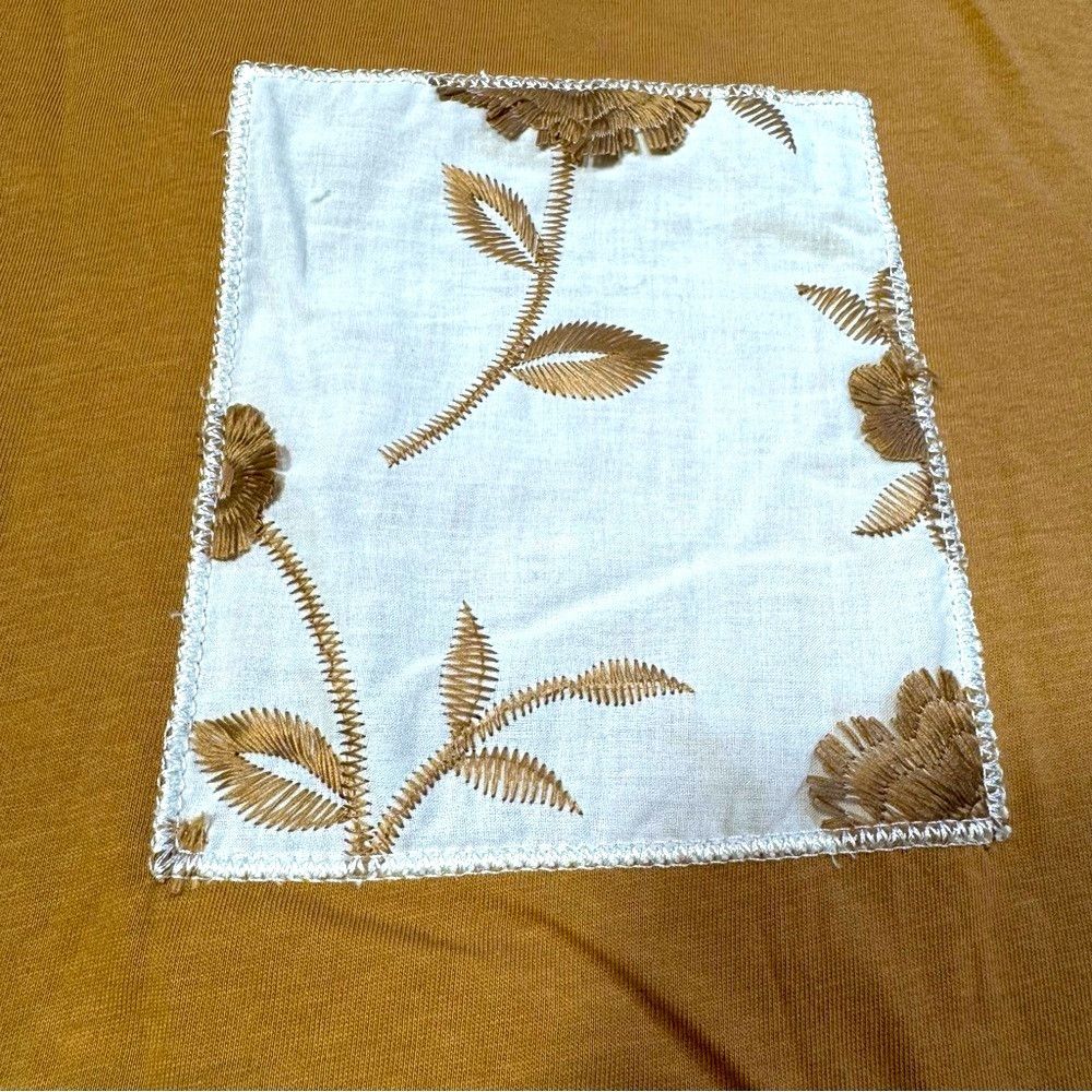Other NWT New GRF GRIFFAI Brown Embroidered Pocket Cotton T-Shirt Size US L / EU 52-54 / 3 - 6 Thumbnail