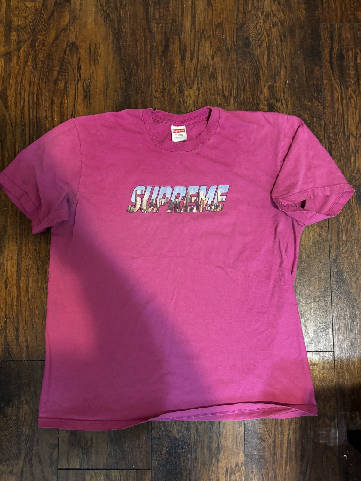 Supreme pink supreme shirt Size US L / EU 52-54 / 3 - 1 Thumbnail