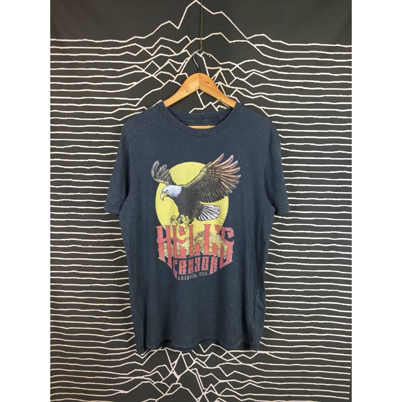 Vintage Hell's Canyon Arizona Usa Eagle Graphic Biker Vibe Tee Size US S / EU 44-46 / 1 - 2 Thumbnail