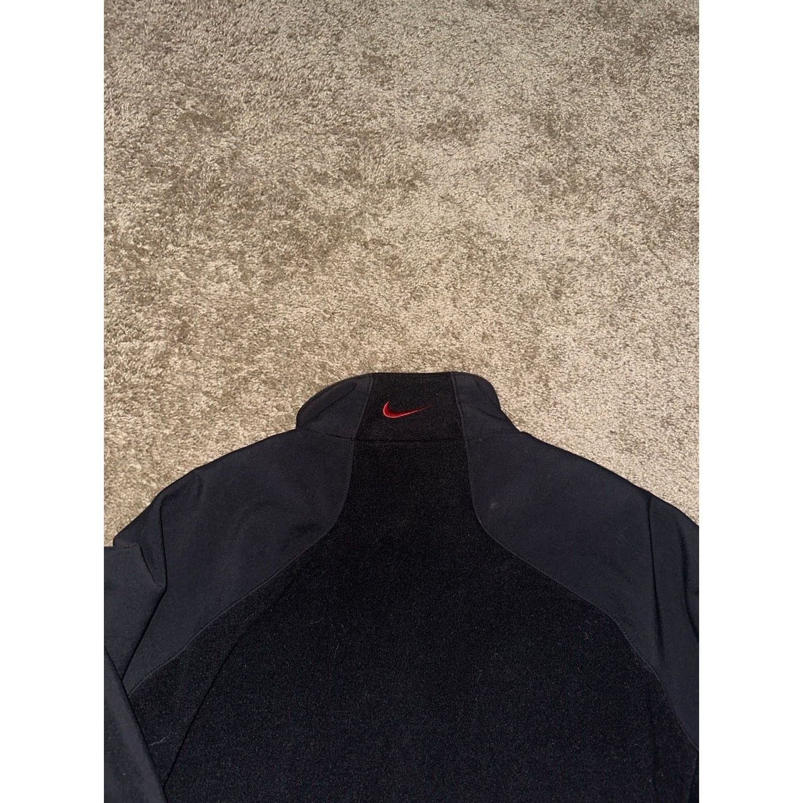 Nike VINTAGE Nike Sweater Mens XL Black Full Zip Knit Winter Outdoor Hiking Size US L / EU 52-54 / 3 - 6 Thumbnail