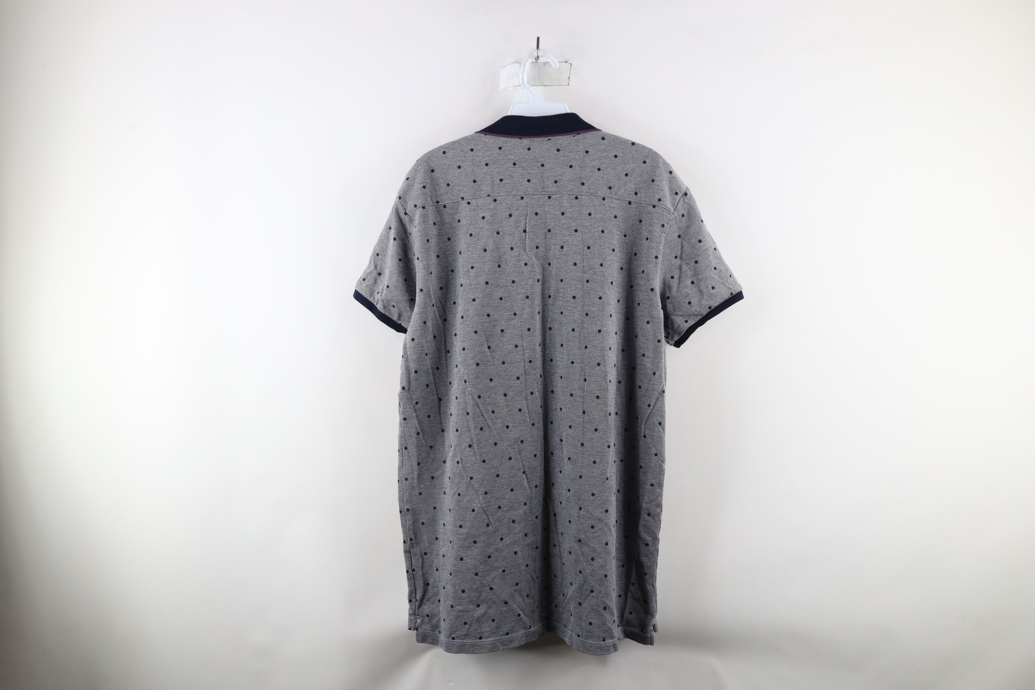 Vintage Scotch & Soda Classic Fit Polka Dot Collared Golf Polo Shirt Size US XL / EU 56 / 4 - 8 Thumbnail