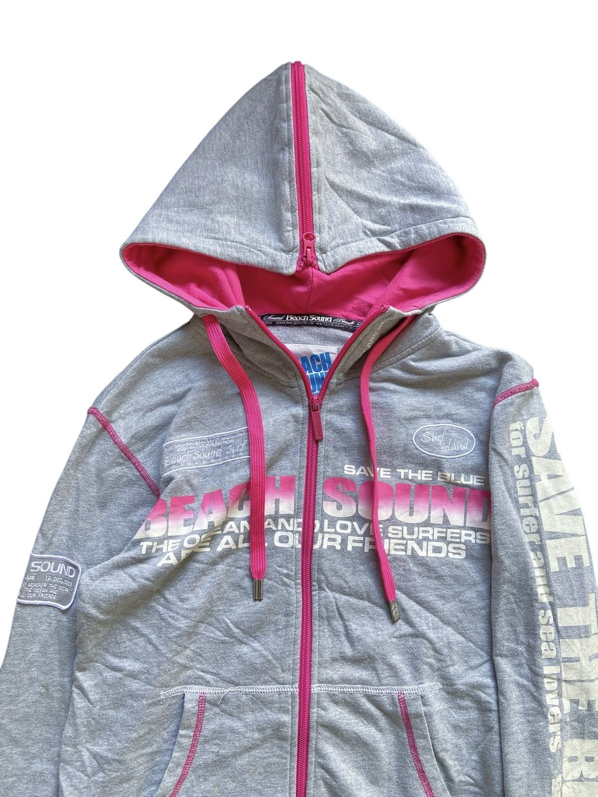 Japanese Brand JAPANESE BEACH SOUND ZIP HOODIE Size US S / EU 44-46 / 1 - 7 Thumbnail