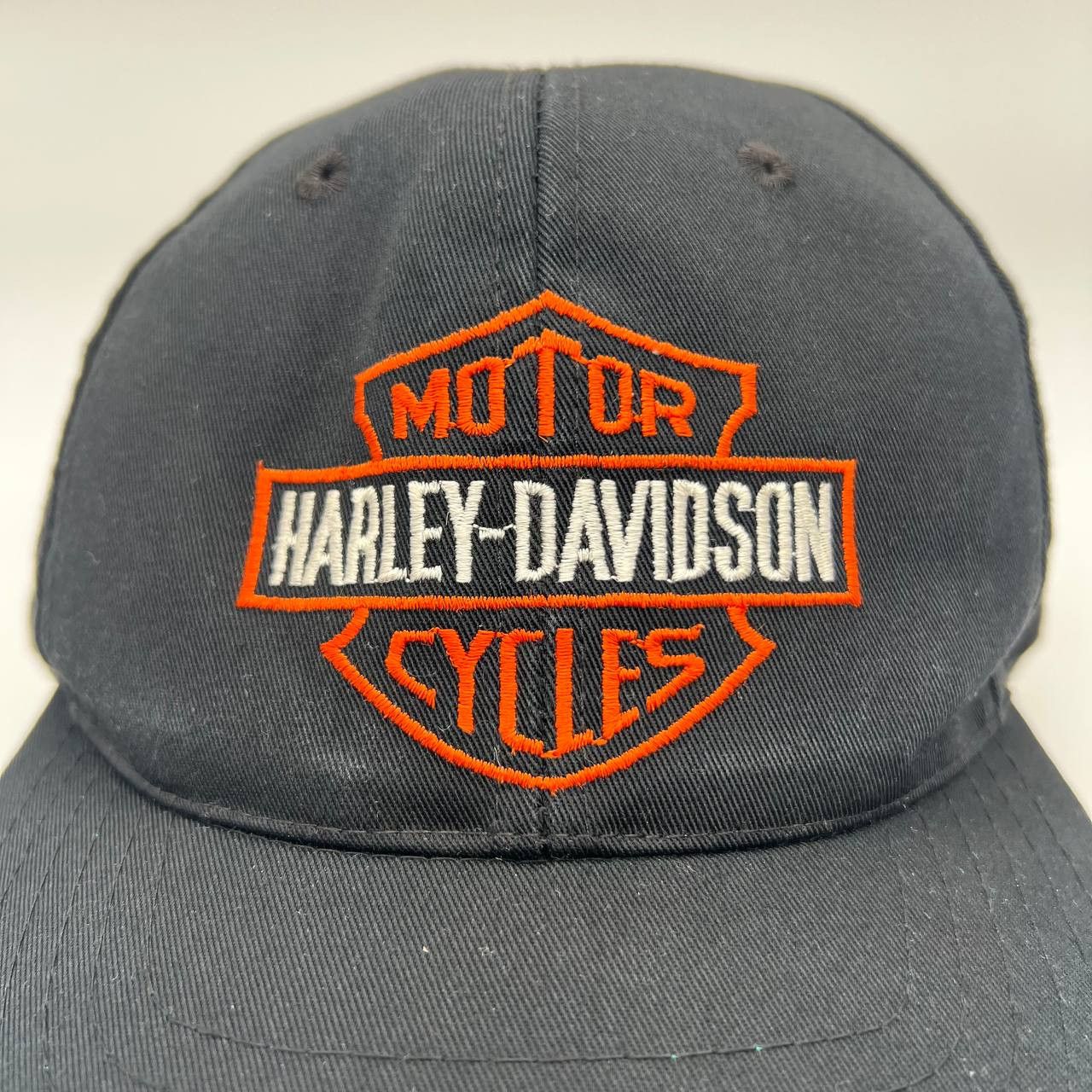 Harley Davidson Vintage Harley Davidson Embroidered Hat Cap Inter Cap USA Size ONE SIZE - 2 Thumbnail