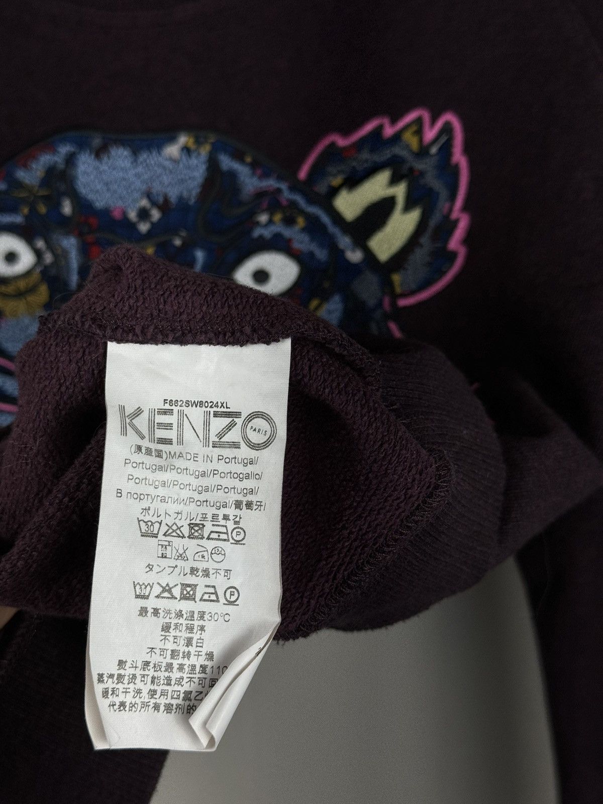 Kenzo Sweatshirt Kenzo Paris Tiger original luxury casual item Size S / US 4 / IT 40 - 3 Thumbnail