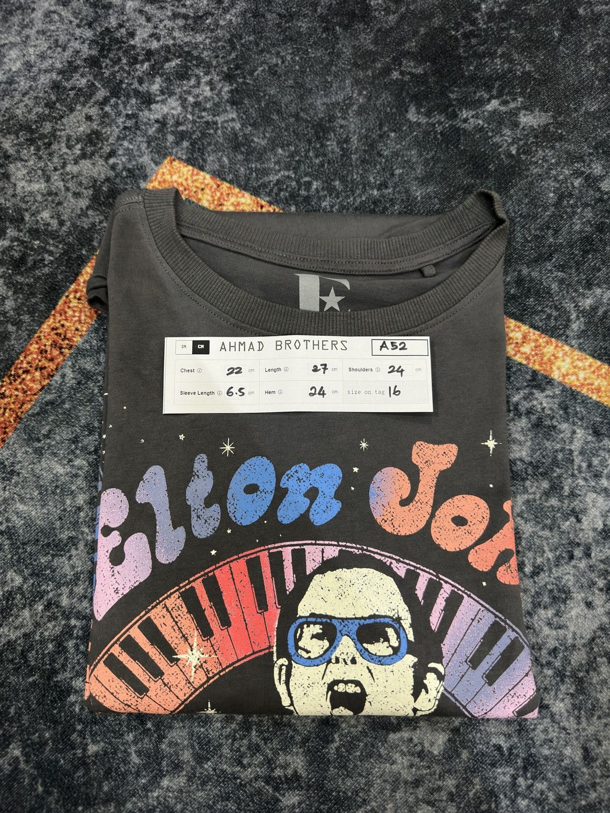 Band Tees Elton John North American Tour Oversize A52 Size US M / EU 48-50 / 2 - 10 Thumbnail