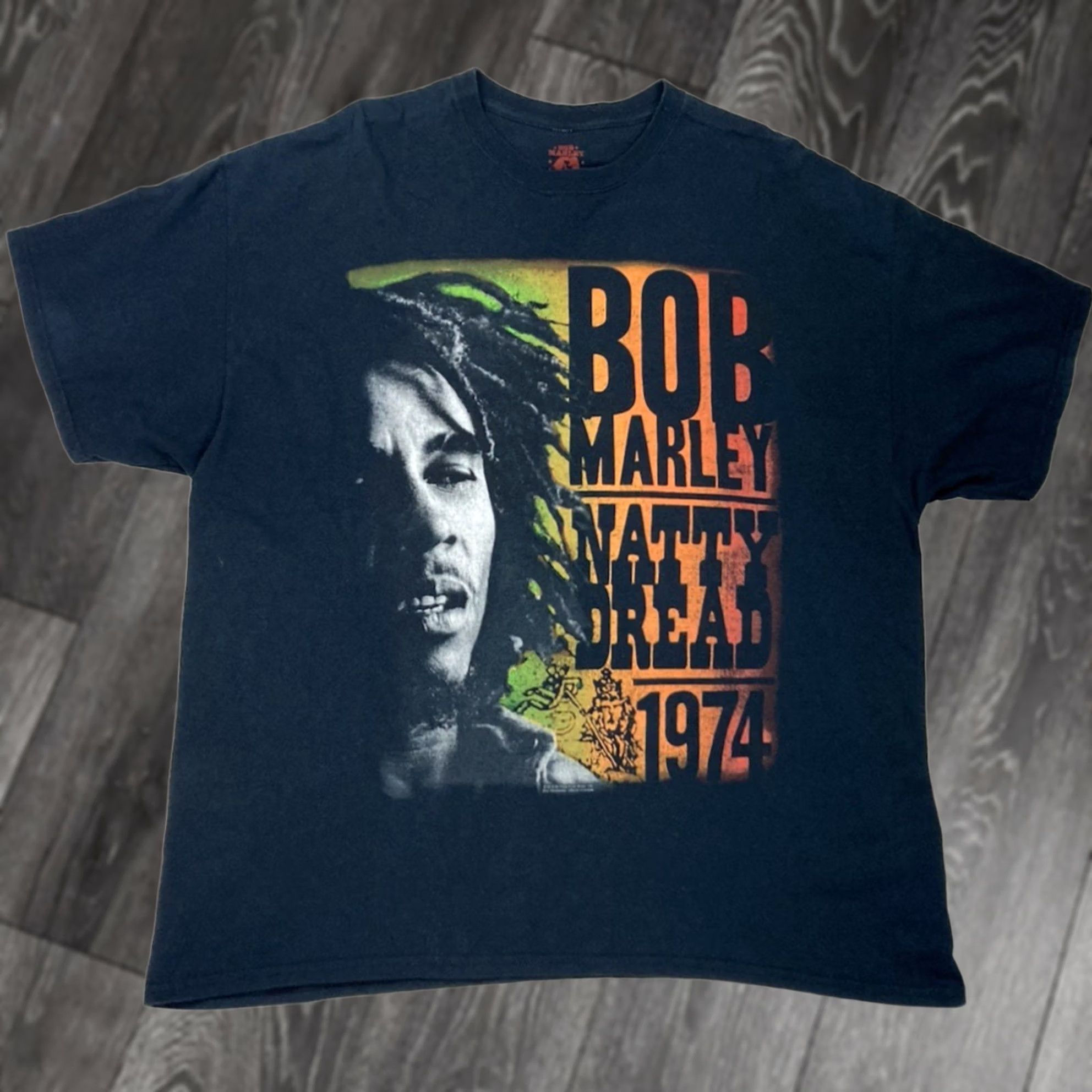 Element × Vintage Vintage Element “Listen to Bob Marley” t shirt