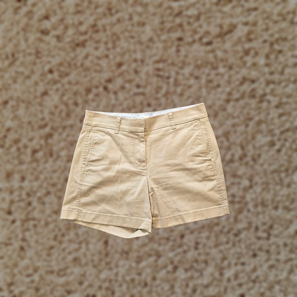 J.Crew J.CREW Short Womens Size 0 Tan Khaki 5 Inch Inseam Chino Preppy Capsule Casual Shirt? Size 25" / US 0 / IT 36 - 1 Thumbnail