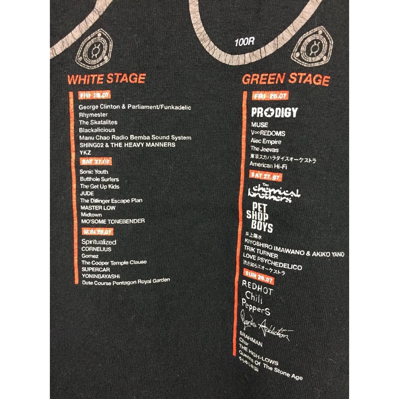 Band Tees × Japanese Brand Vtg Y2K Fuji Rock Festival Japan Prodigy RHCP Band Tee Size US M / EU 48-50 / 2 - 7 Thumbnail