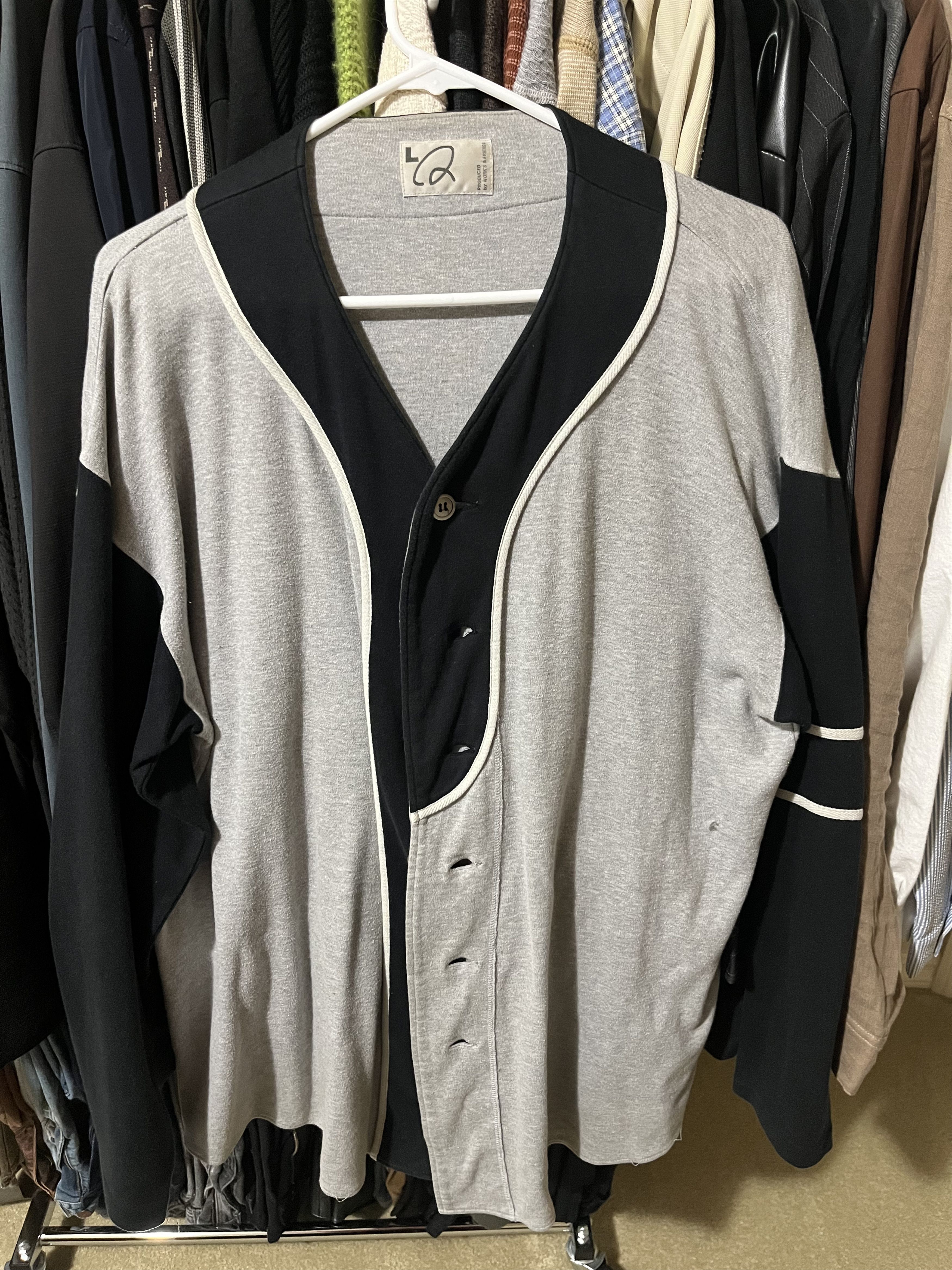 Vintage Vintage baseball style cardigan Size US L / EU 52-54 / 3 - 1 Thumbnail