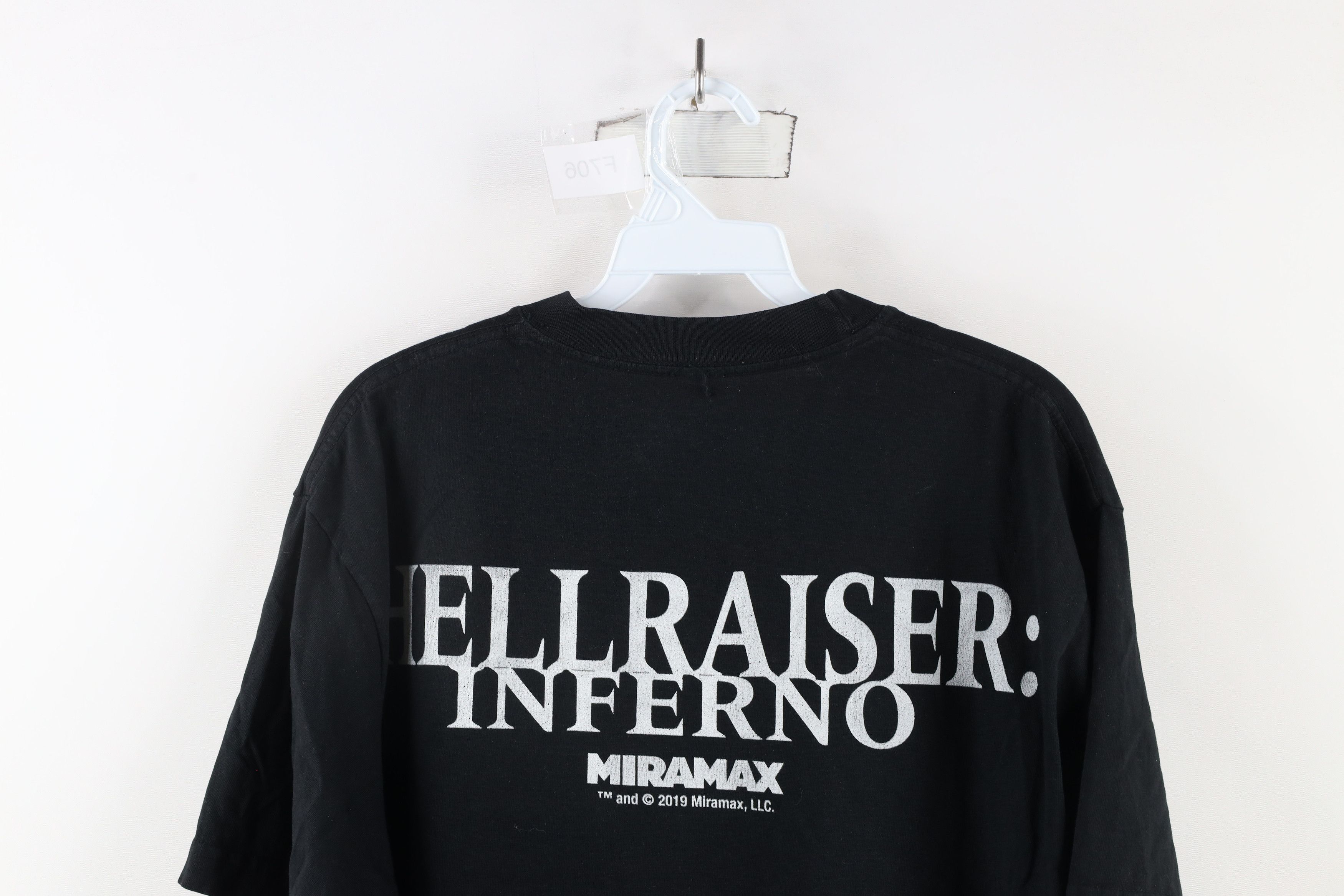 Vintage Y2K Streetwear Hellraiser Inferno Movie T-Shirt Black Size US M / EU 48-50 / 2 - 13 Thumbnail