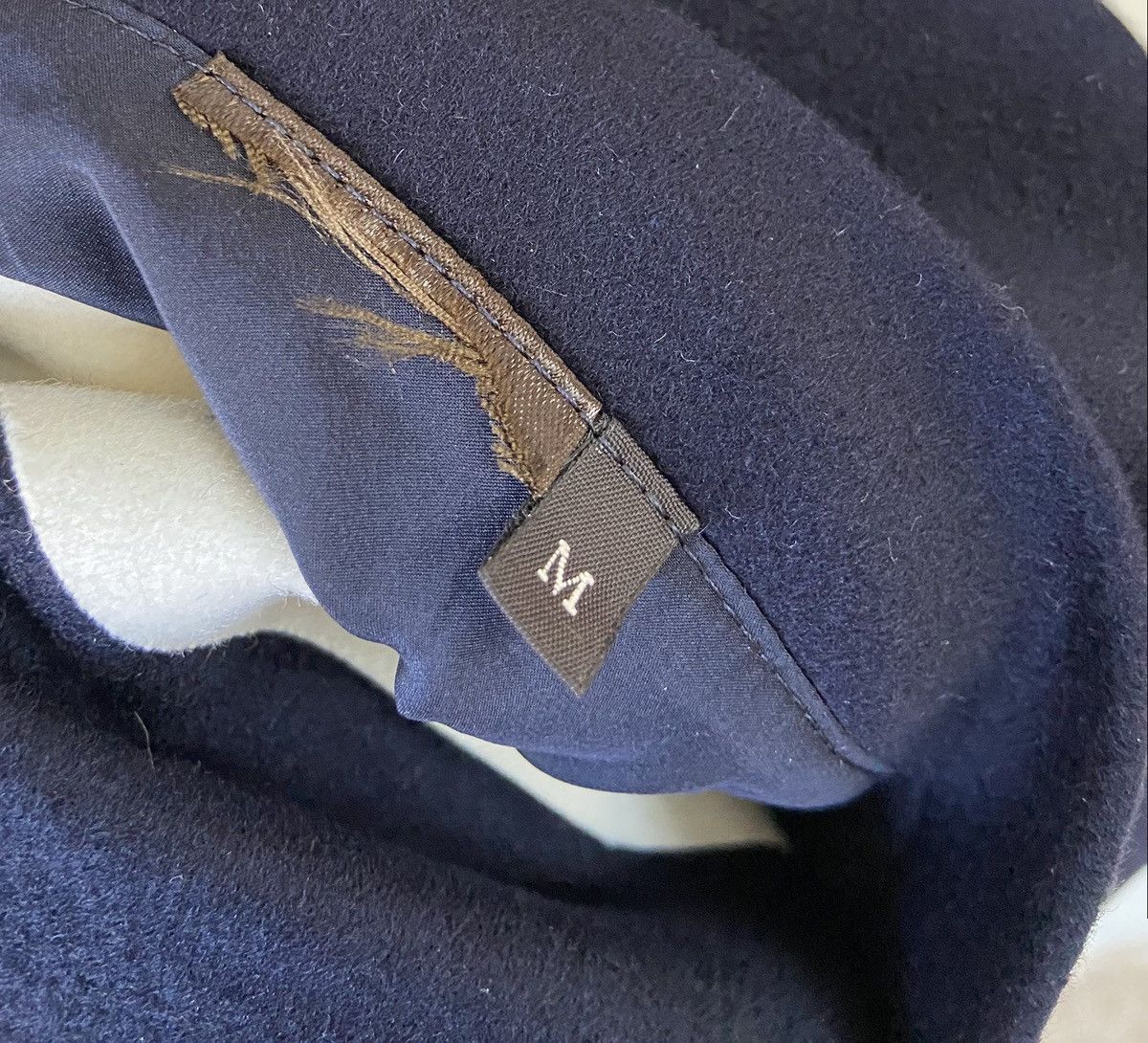 Loro Piana Loro Piana Double Breasted Felt Coat Dark Blue Size M / US 6-8 / IT 42-44 - 11 Thumbnail