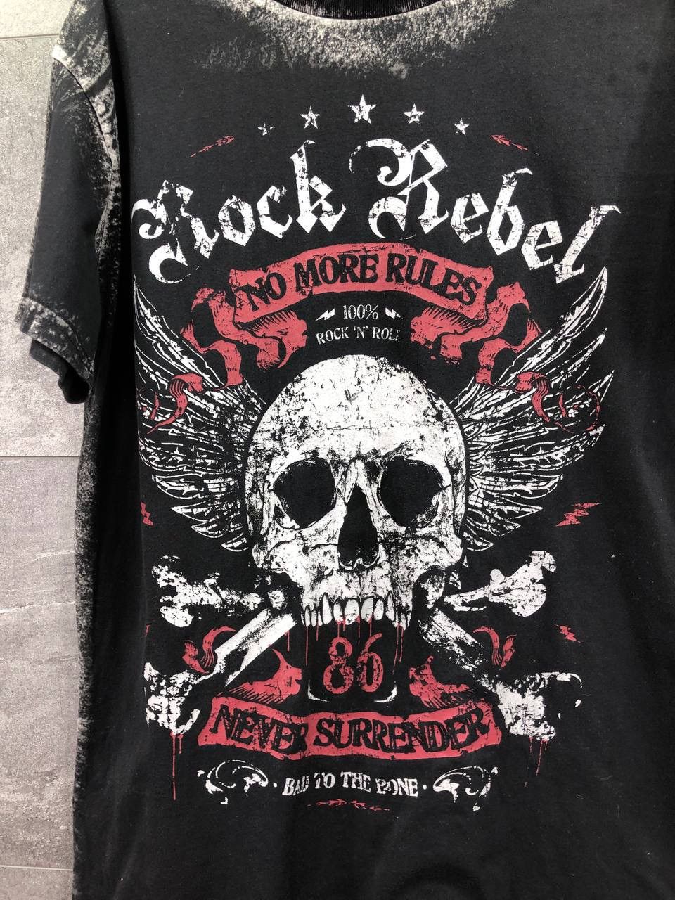 Vintage Rock Rebel black band Tees vintage Size US L / EU 52-54 / 3 - 4 Thumbnail