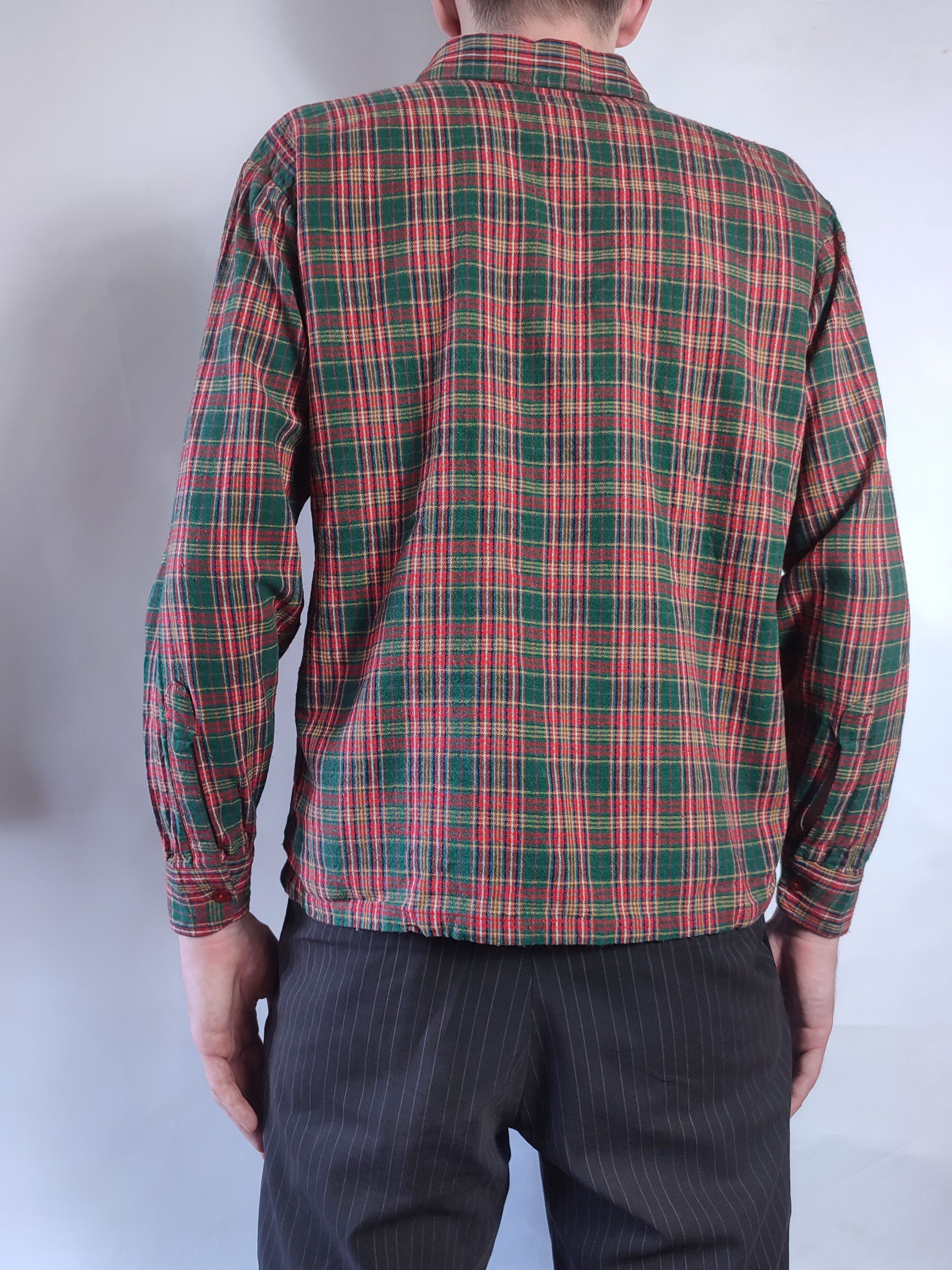 Flannel Vintage Wool 70's flannel shirt Size US S / EU 44-46 / 1 - 3 Thumbnail