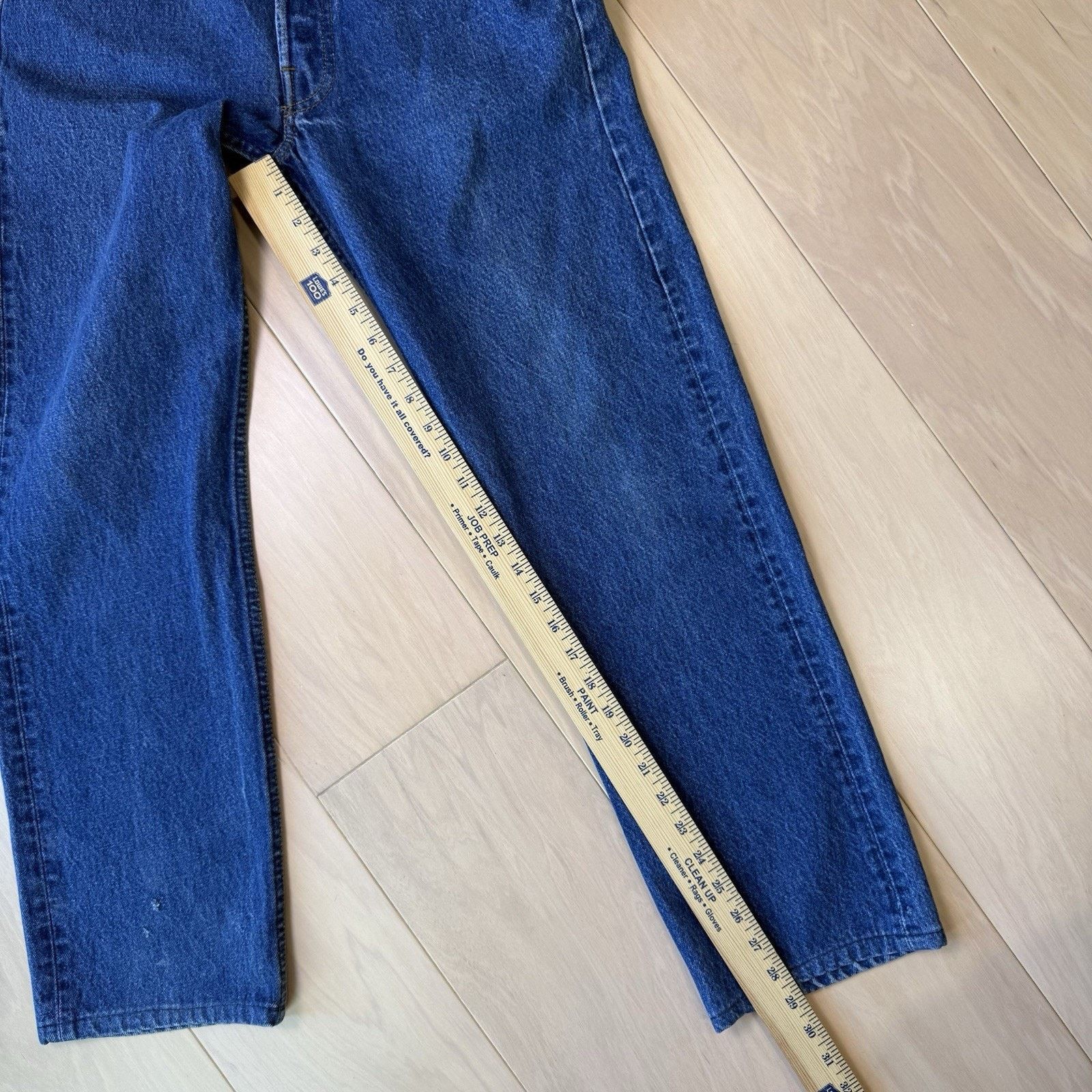Levi's Vintage Levis 501 Jeans 29 Blue Dark Wash Straight Leg 80s Size US 29 - 7 Thumbnail