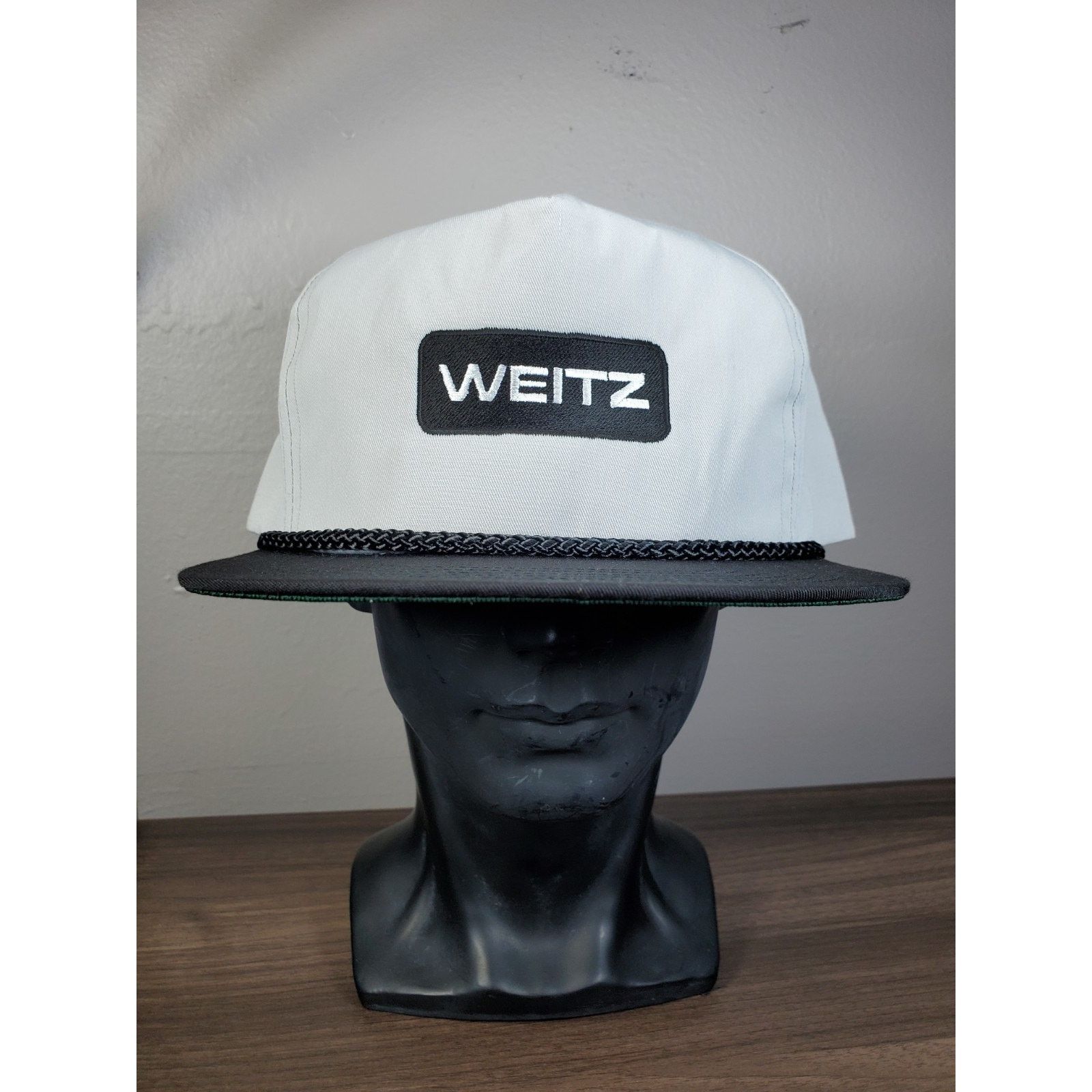 Vintage WEITZ Hat Snapback Cap Trucker Safety "Just Do It" Two Tone Size ONE SIZE - 2 Thumbnail