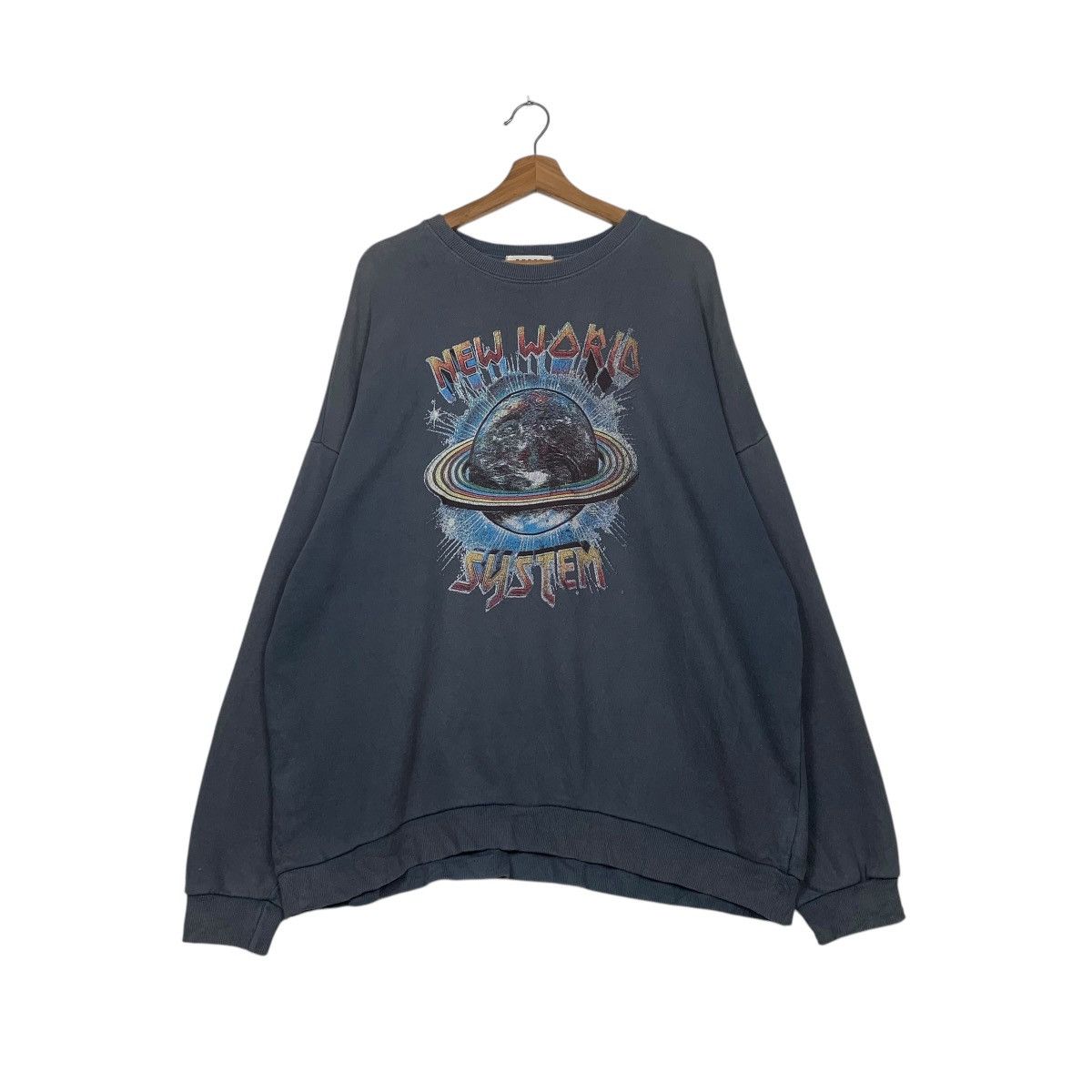 Japanese Brand New World System Crewneck Sweatshirt Size US M / EU 48-50 / 2 - 1 Thumbnail