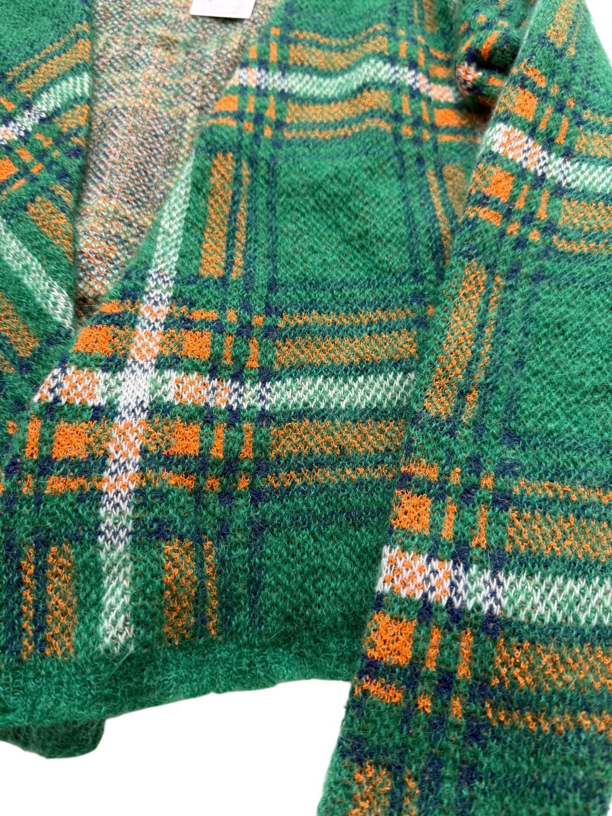 ERL Plaid Italian Knit Cardigan Size S / US 4 / IT 40 - 6 Thumbnail