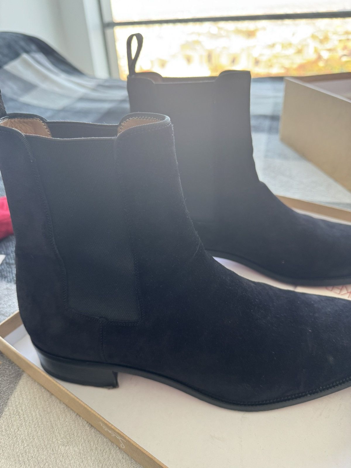 Christian Louboutin Christian Louboutin Chelsea black boots EU 42 Size US 9.5 / EU 42-43 - 4 Thumbnail