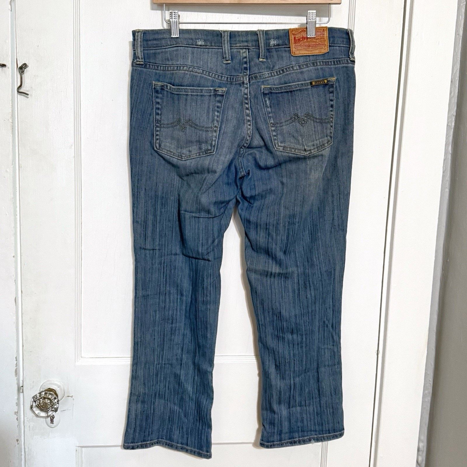 Lucky Brand Lucky Brand Sweet N Crop Jeans Womens 6/28 Low Rise Med Wash Size 28" / US 6 / IT 42 - 3 Thumbnail