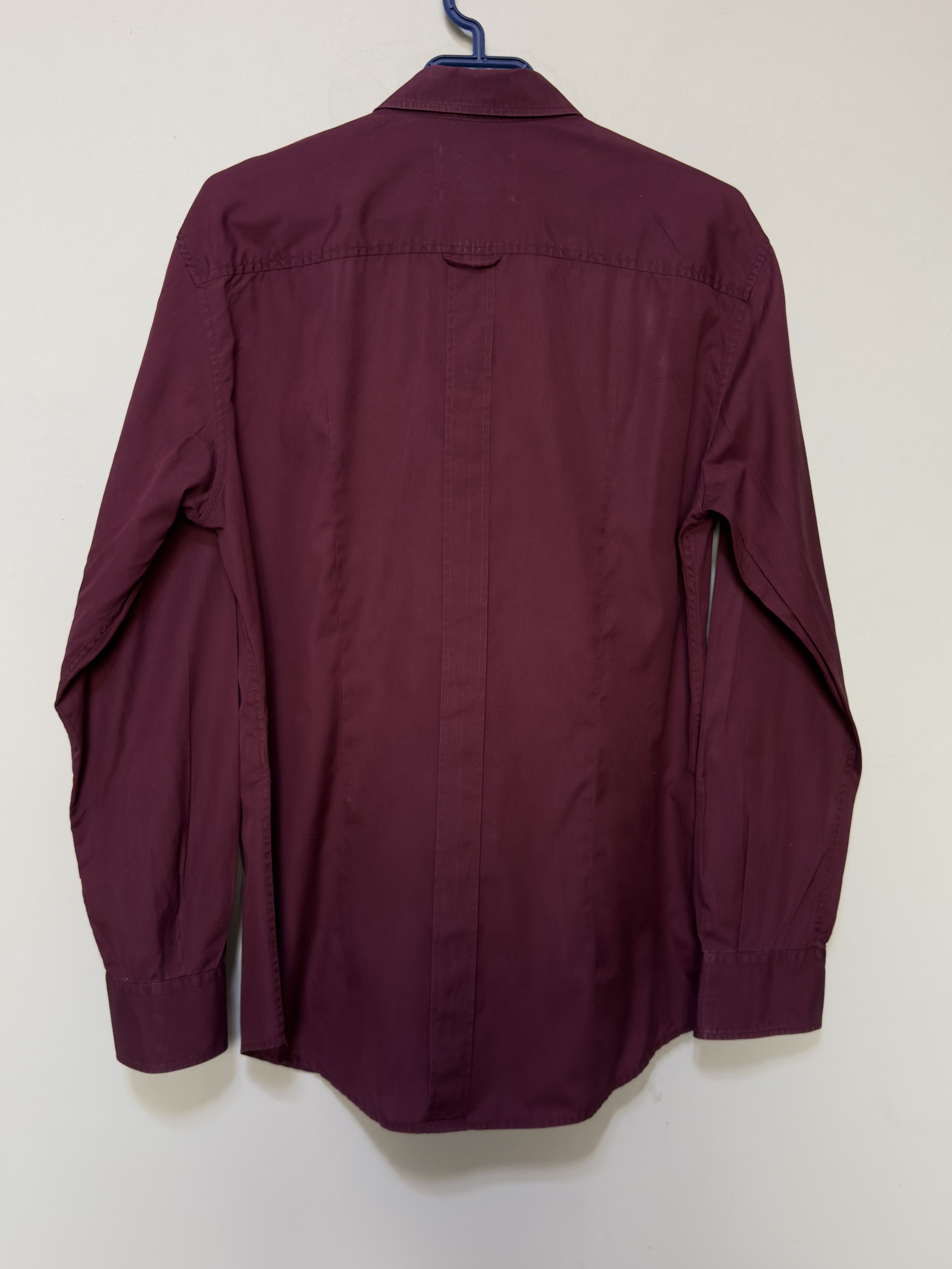 Dolce & Gabbana Shirt 🔥 dolce and gabbana slim burgundy double breasted Size US L / EU 52-54 / 3 - 4 Thumbnail