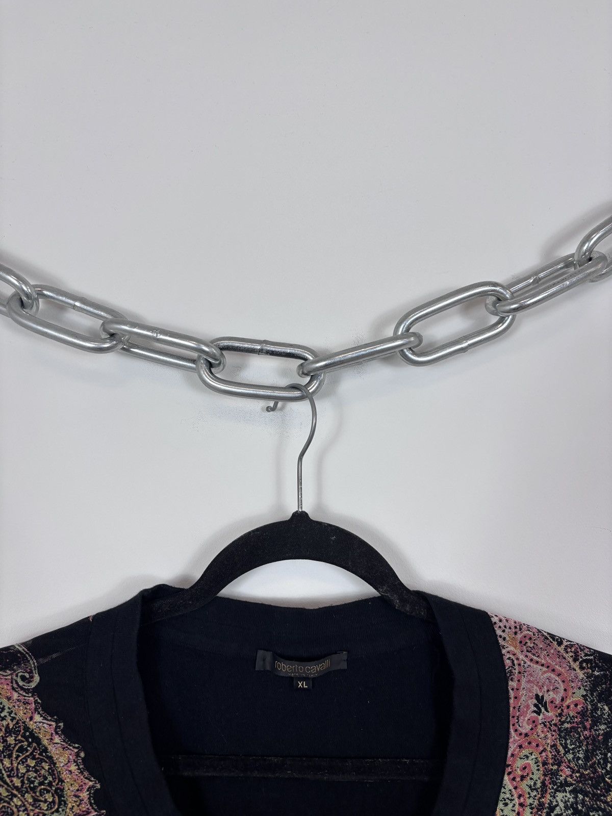 Roberto Cavalli Roberto Cavalli Vintage Women’s Rhinestones Long Sleeve Tee Size XL / US 12-14 / IT 48-50 - 4 Thumbnail