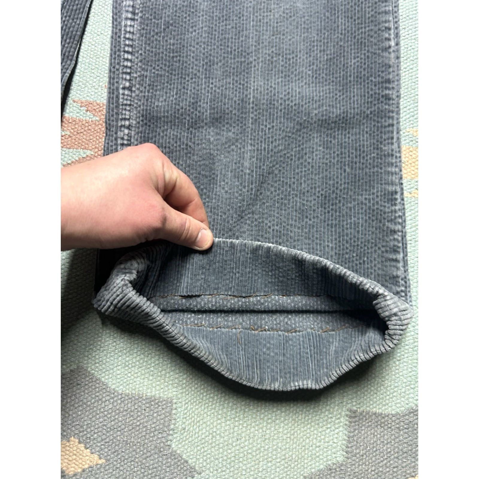 Polo Ralph Lauren VINTAGE Polo Ralph Lauren Corduroy Pants Straight Leg Gray 36x30 Mens 90s 80s Denim? Size US M / EU 48-50 / 2 - 5 Thumbnail