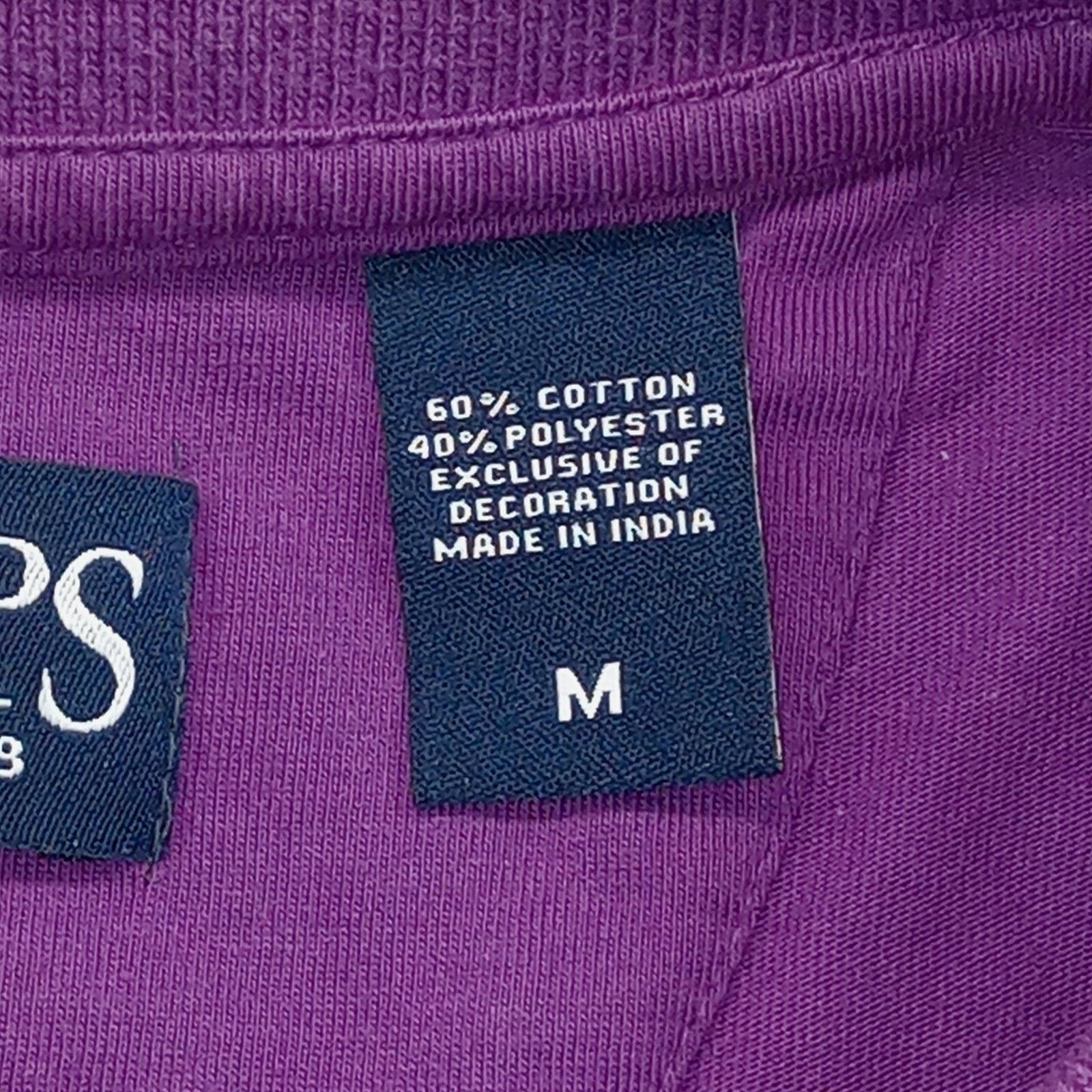Chaps Chaps Polo Shirt M Men's Ralph Lauren 2 Button Purple Size US M / EU 48-50 / 2 - 5 Thumbnail