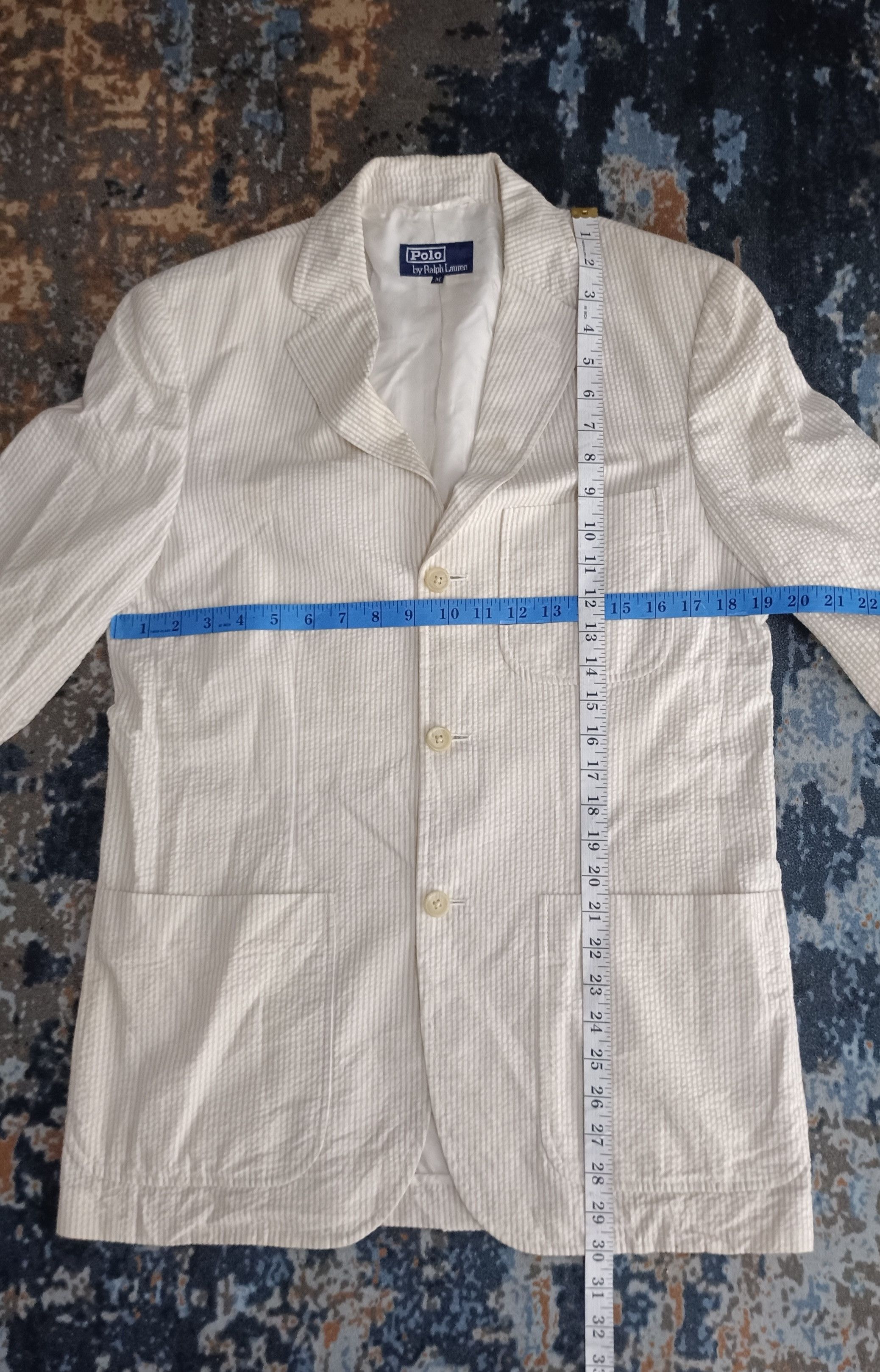 Polo Ralph Lauren 🔥Polo Ralph Lauren Hickory Stripe Blazer Size US M / EU 48-50 / 2 - 14 Thumbnail