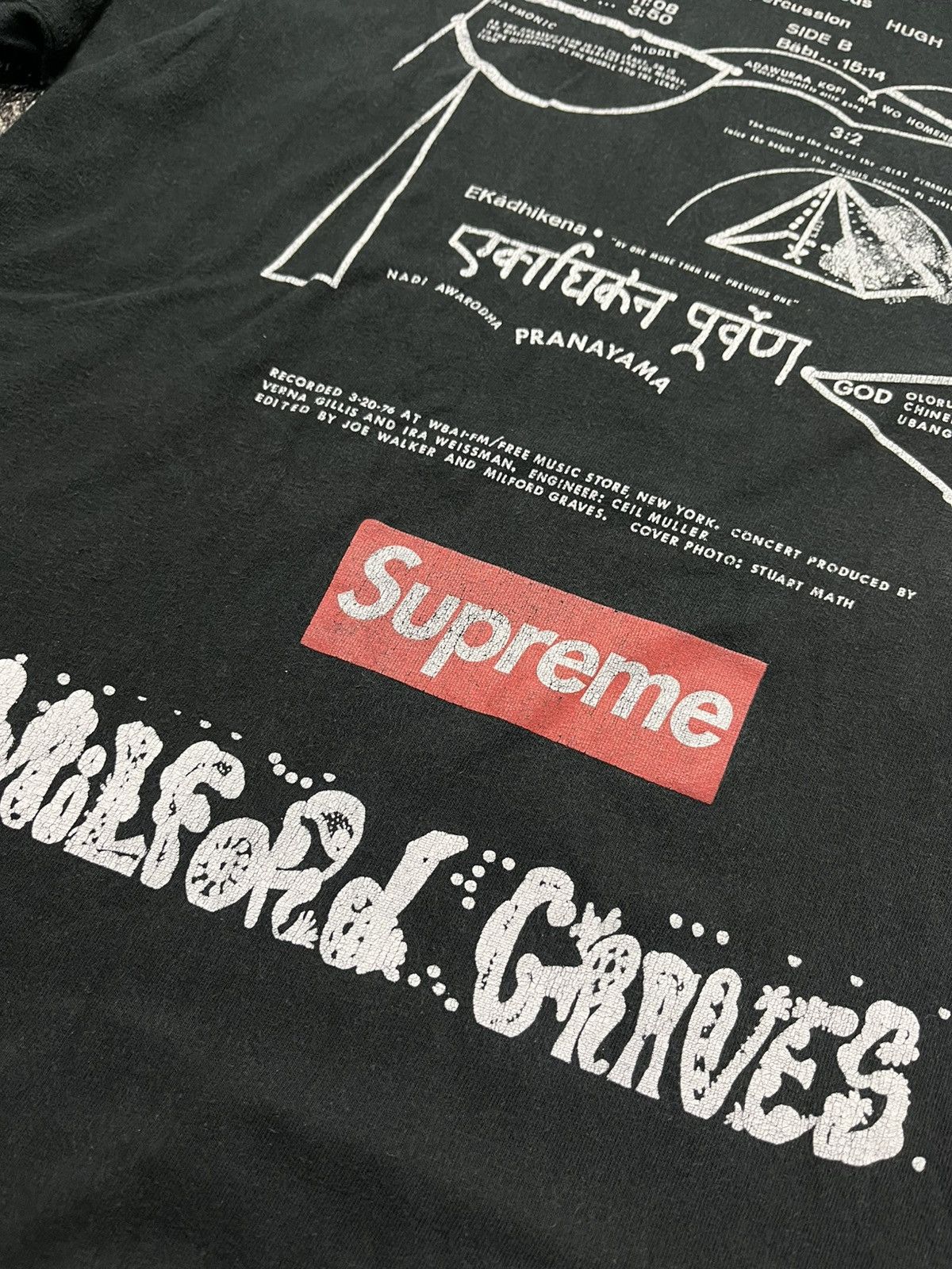 Supreme Supreme Milford Graves Black T-Shirts Size US L / EU 52-54 / 3 - 4 Thumbnail