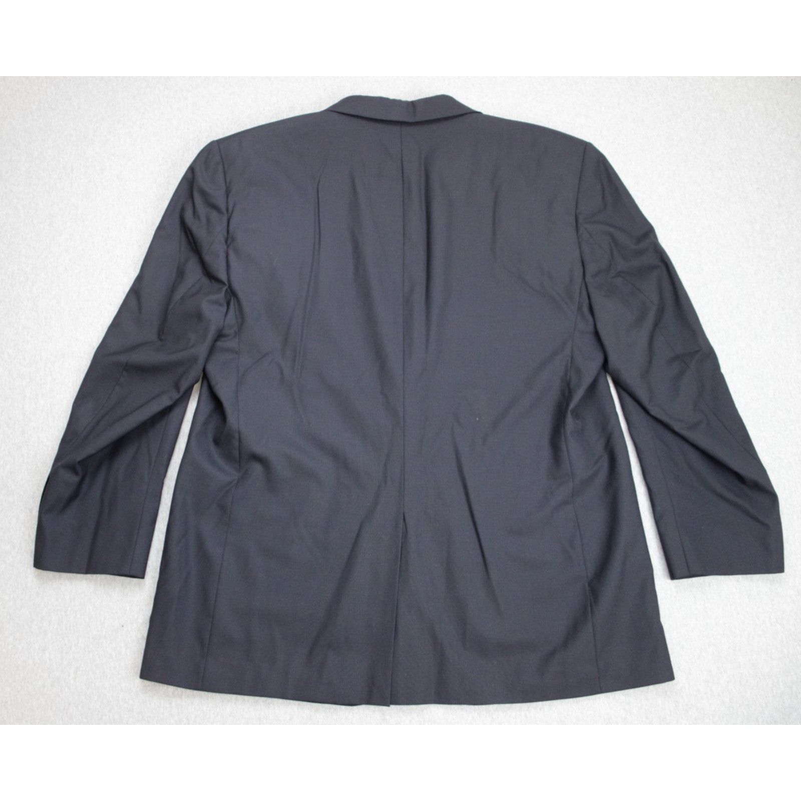 Jos. A. Bank Jos A Bank Blazer Mens Size 46R Navy Blue 100% Wool 2 Button Size 46R - 3 Thumbnail