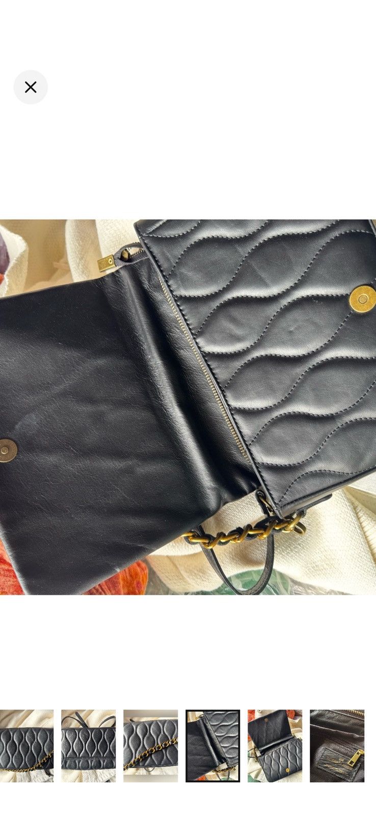 Other ROBERTA ROSSI Made In Italy Leather Crossbody With Chain Size ONE SIZE - 6 Thumbnail
