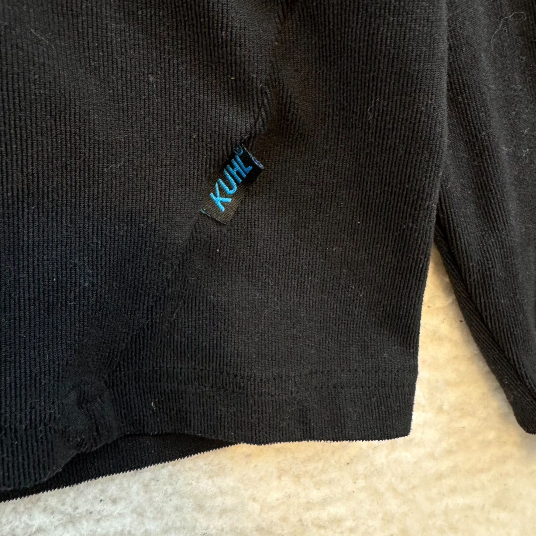 Vintage VINTAGE Kuhl Alf Sweater XL Women Black Grey 1/2 1/4 Zip Pullover Outdoor Hiking Shirt Womens XL Black Grey Size XL / US 12-14 / IT 48-50 - 5 Thumbnail