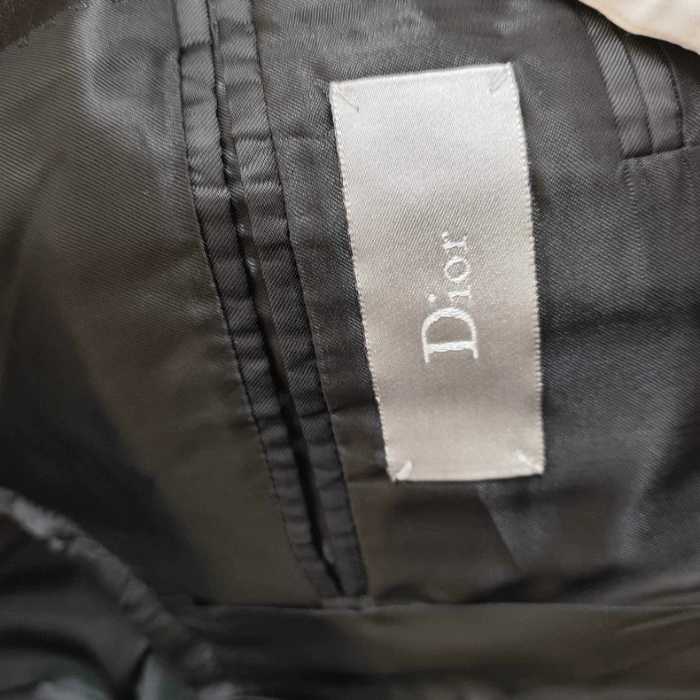 Dior Dior Wool shoulder pad smoking suit 2502-Nextarrow Size 44R - 4 Thumbnail