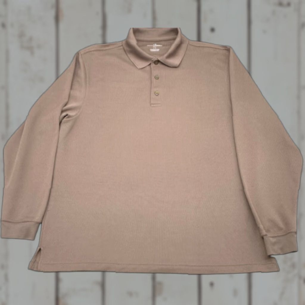 Vintage VINTAGE Grand Slam Polo Shirt Men L Brown Golf 5577 Size US L / EU 52-54 / 3 - 1 Thumbnail