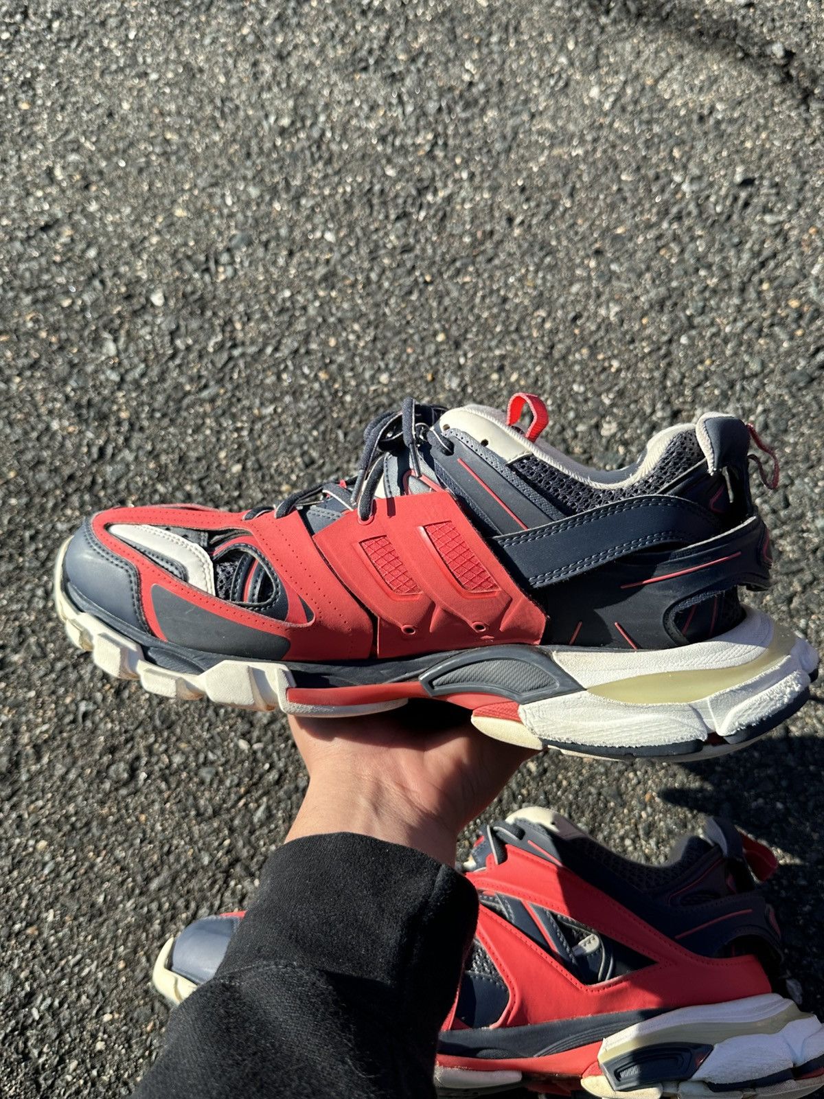 Balenciaga Balenciaga Track LED Red/White Size US 11 / EU 44 - 3 Thumbnail