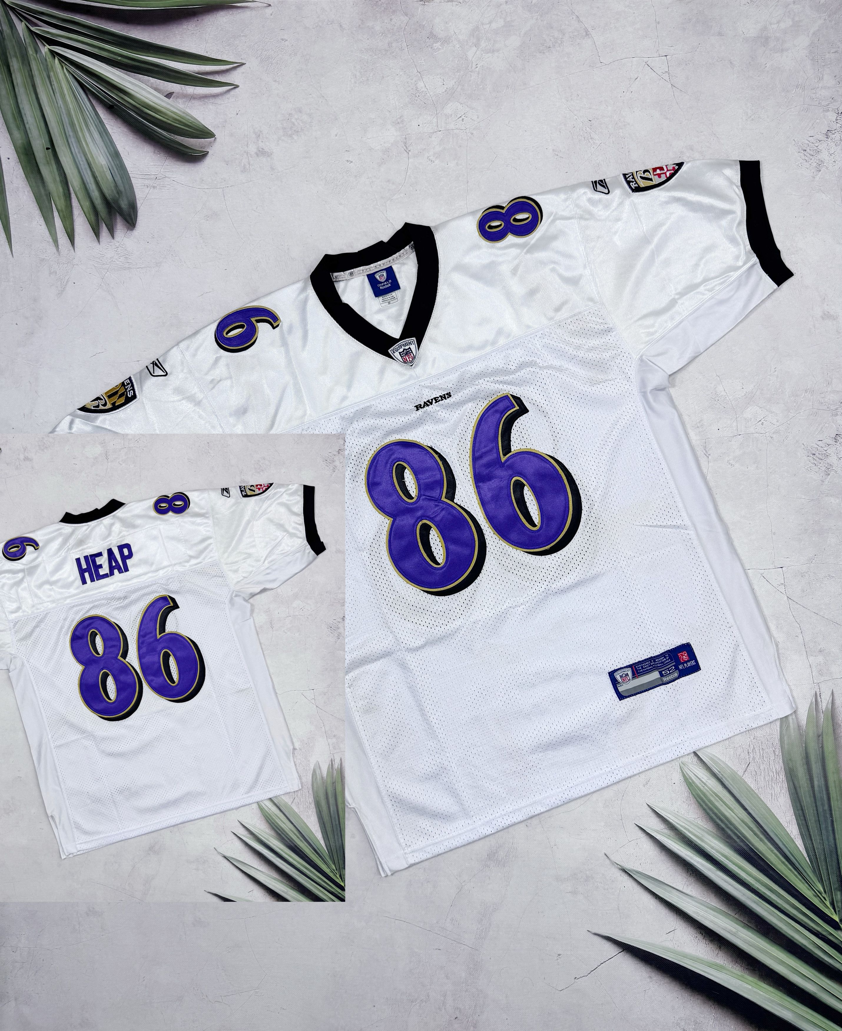 2003 - 2005 Baltimore Ravens NFL Jersey #86 HEAP by Reebok
