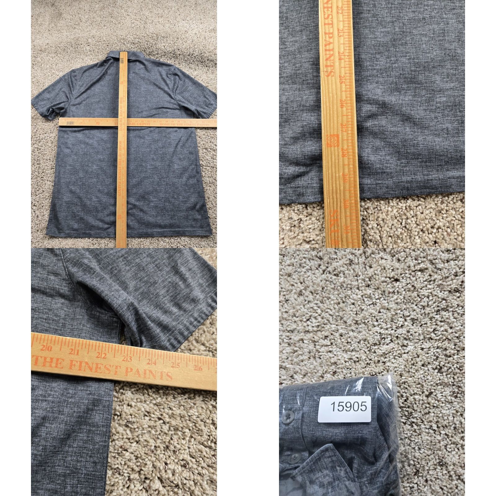 Nike Vanguard Venture Capital Polo Shirt Mens Large Gray Nike Golf Dri-Fit Size US L / EU 52-54 / 3 - 8 Thumbnail