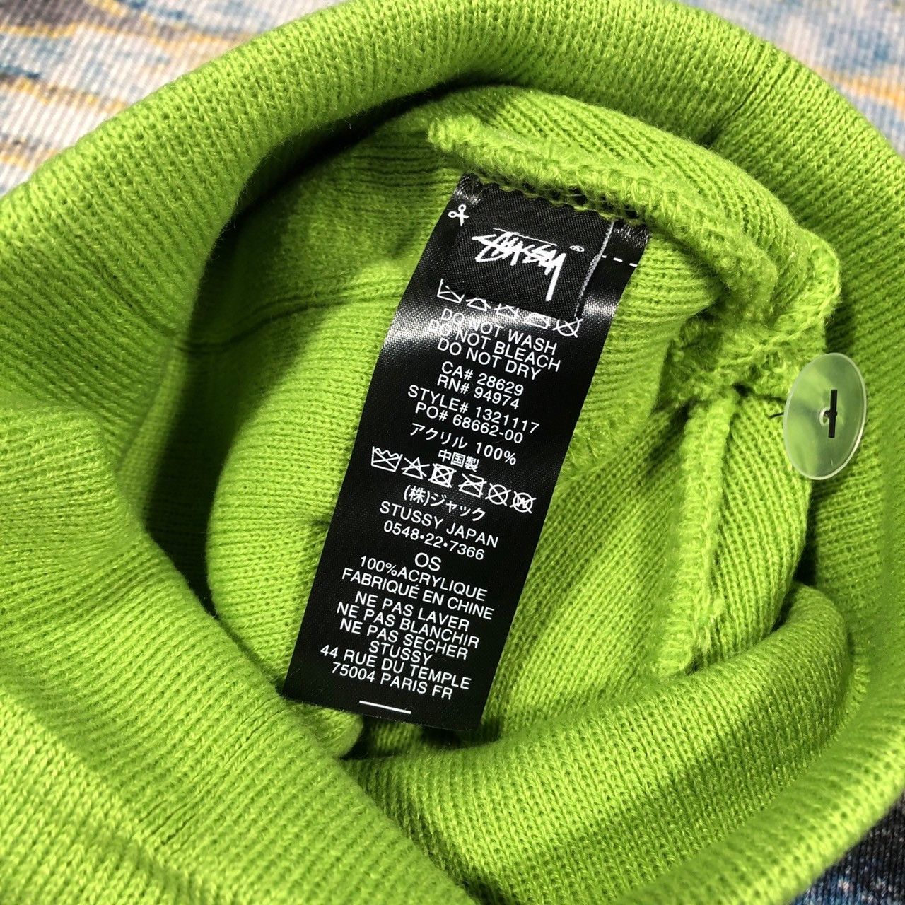 Stussy × Vintage Stussy SS-LINK Skullcap Beanie Size ONE SIZE - 4 Thumbnail