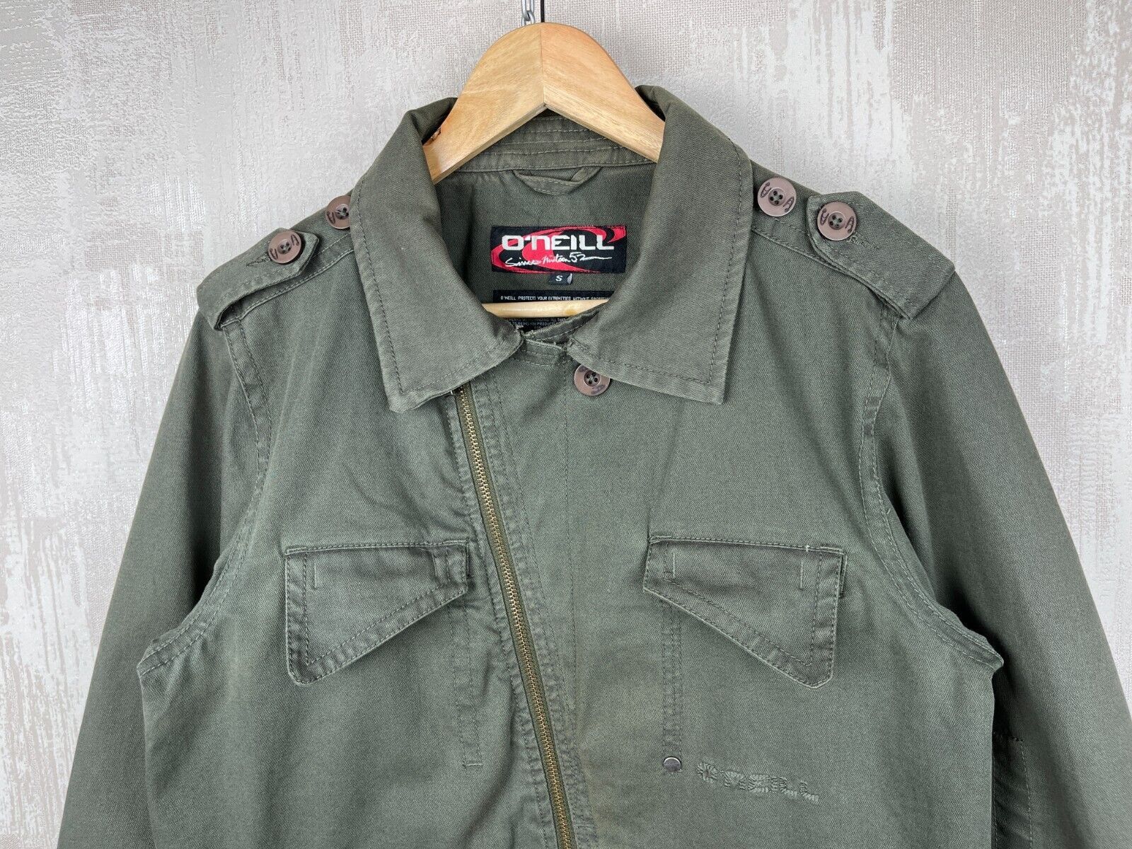 O'Neill RARE! O'Neill Vintage Asymmetric Zip Military Style Jacket Size US S / EU 44-46 / 1 - 4 Thumbnail