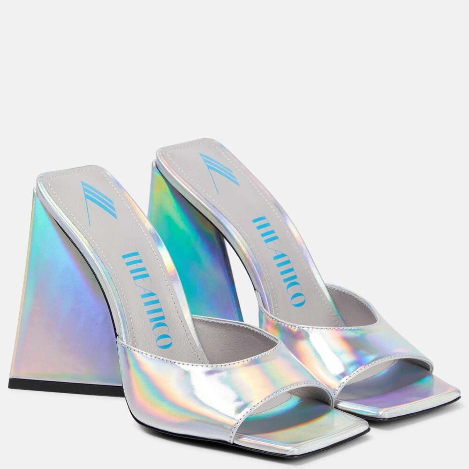The Attico The Attico Devon Metallic Leather Mules US10.5 / IT40.5 Size US 10.5 / IT 40.5 - 2 Thumbnail