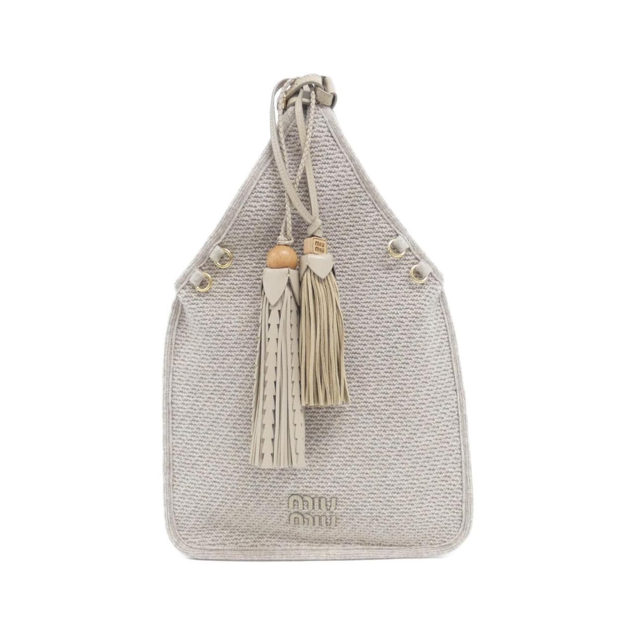 Miu Miu Miu Miu Miu Miu WOOL CASHMERE shoulder bag Textile Handbag 5BA295 DUTY FREE for USA Size ONE SIZE - 1 Thumbnail