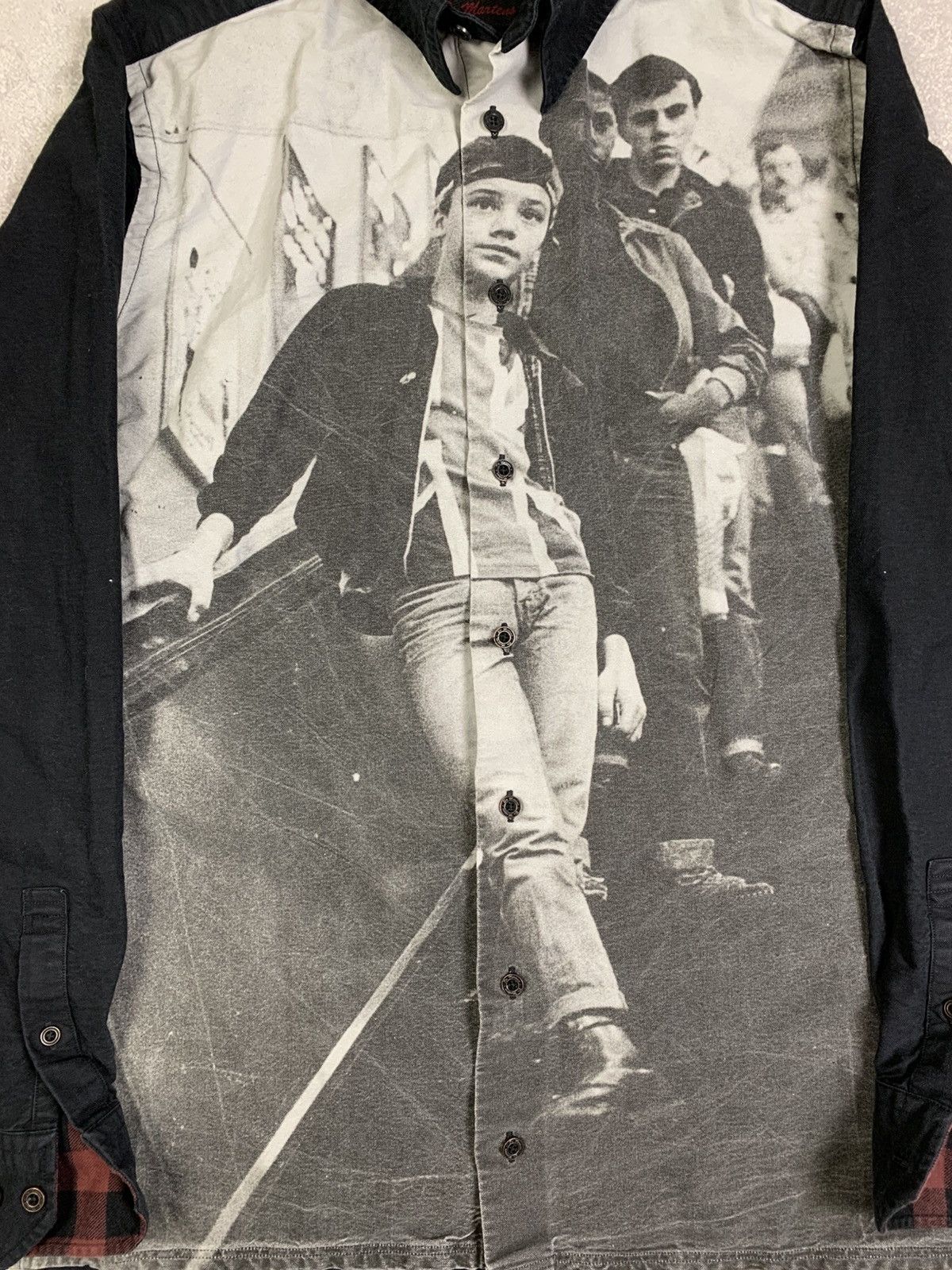 Raf Simons Dr. Martens Graphic Shirt Raf Simons Style grunge-punk Size US S / EU 44-46 / 1 - 5 Thumbnail