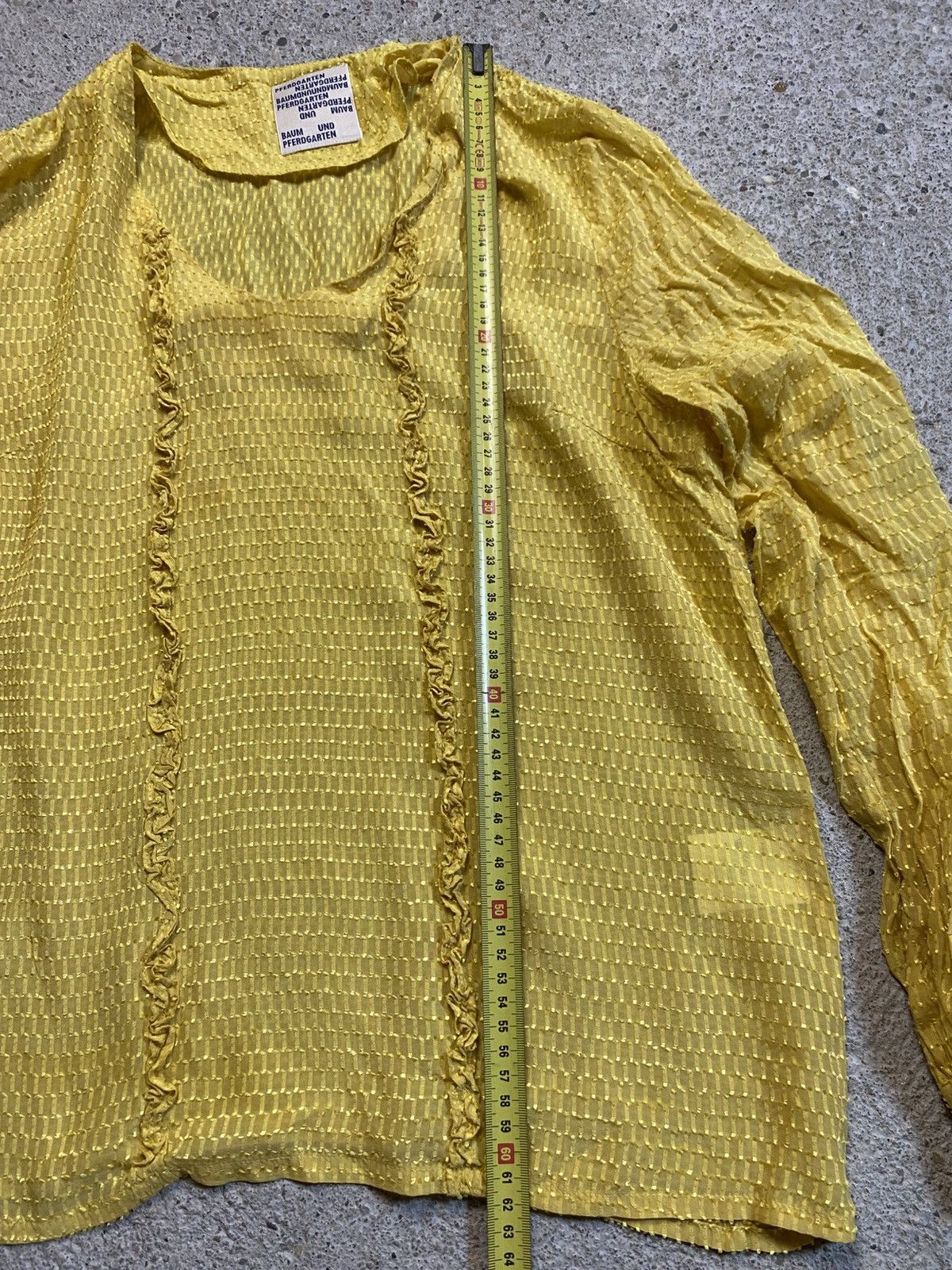 Baum und Pferdgarten Baum und pferdgarten blouse viscose yellow summer Size L / US 10 / IT 46 - 7 Thumbnail
