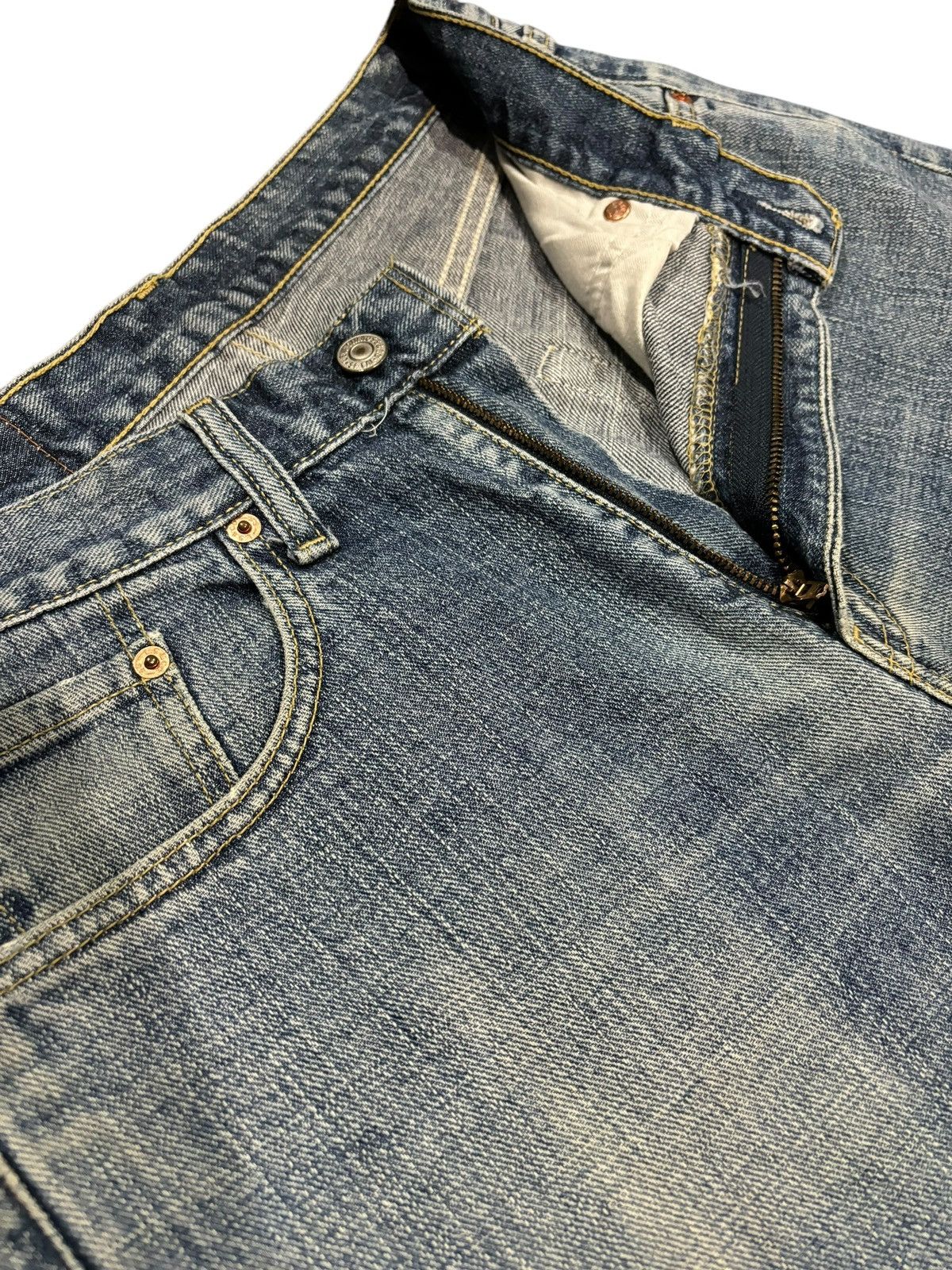 Levi's × Vintage Y2k Vintage Levi’s Japan Lot 553 Faded Straight Cut Jeans Size US 31 - 4 Thumbnail