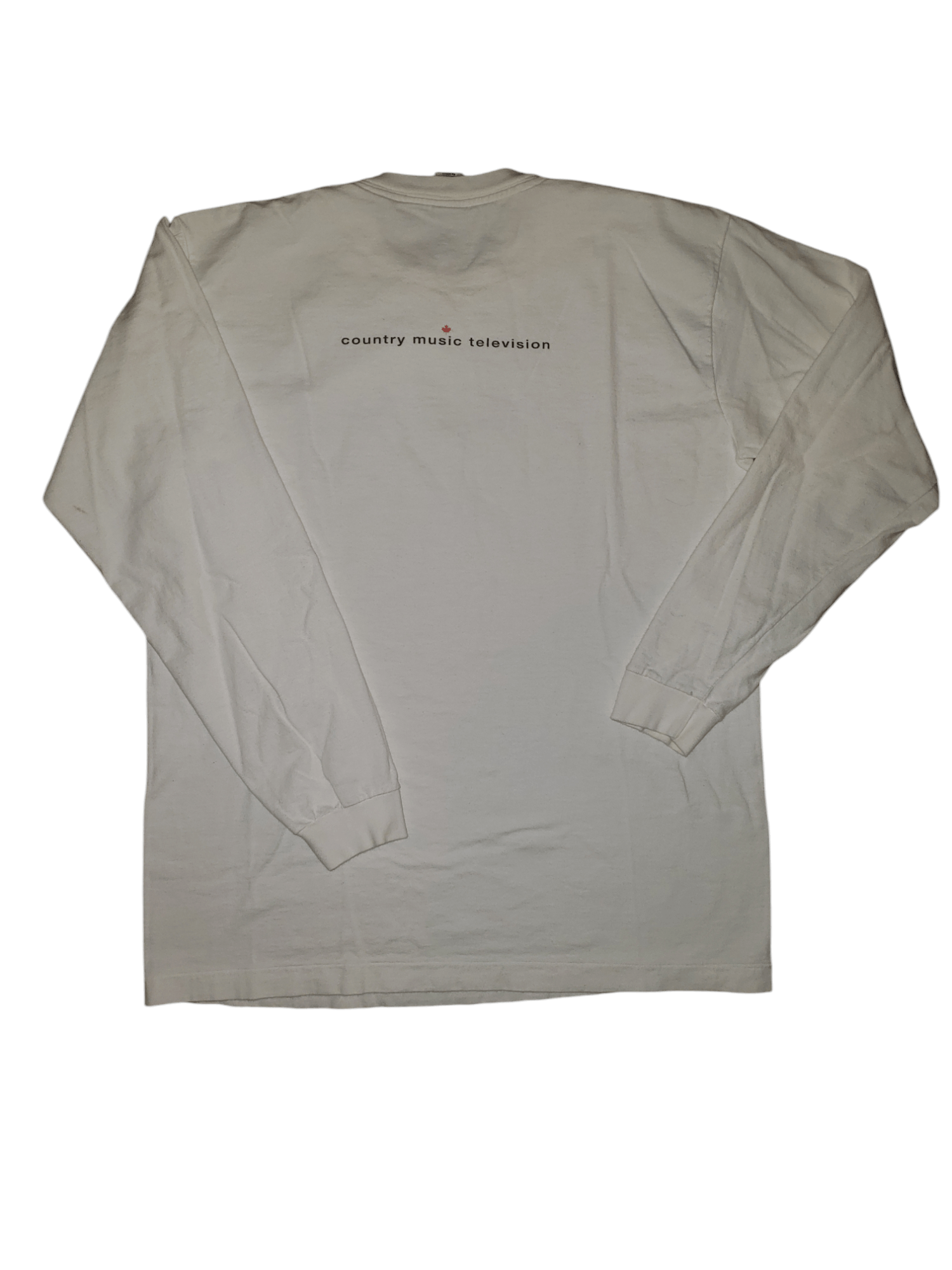 Vintage Vintage 90s Country Music Television CMT Long Sleeve Size US L / EU 52-54 / 3 - 2 Thumbnail
