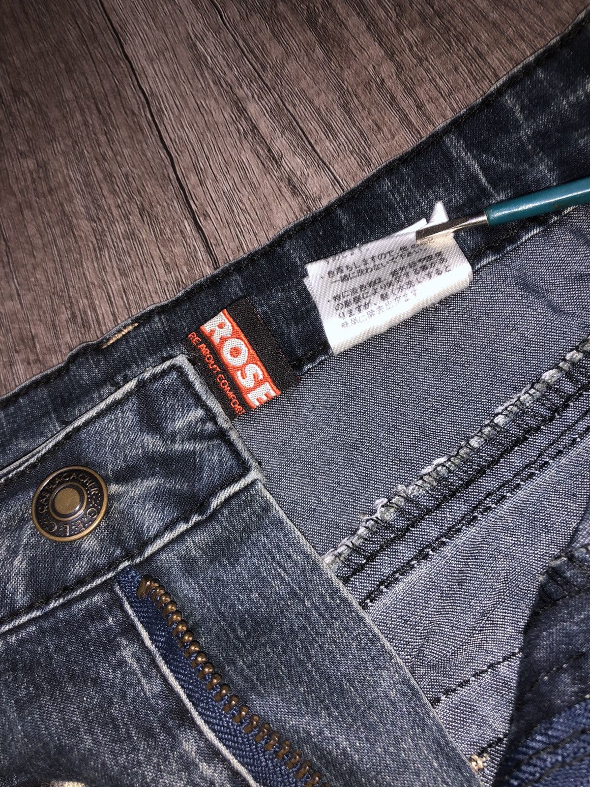 Designer × Japanese Brand Vintage Sun Rose Bush Pant Stretchable Jeans Size 27" / US 4 / IT 40 - 14 Thumbnail