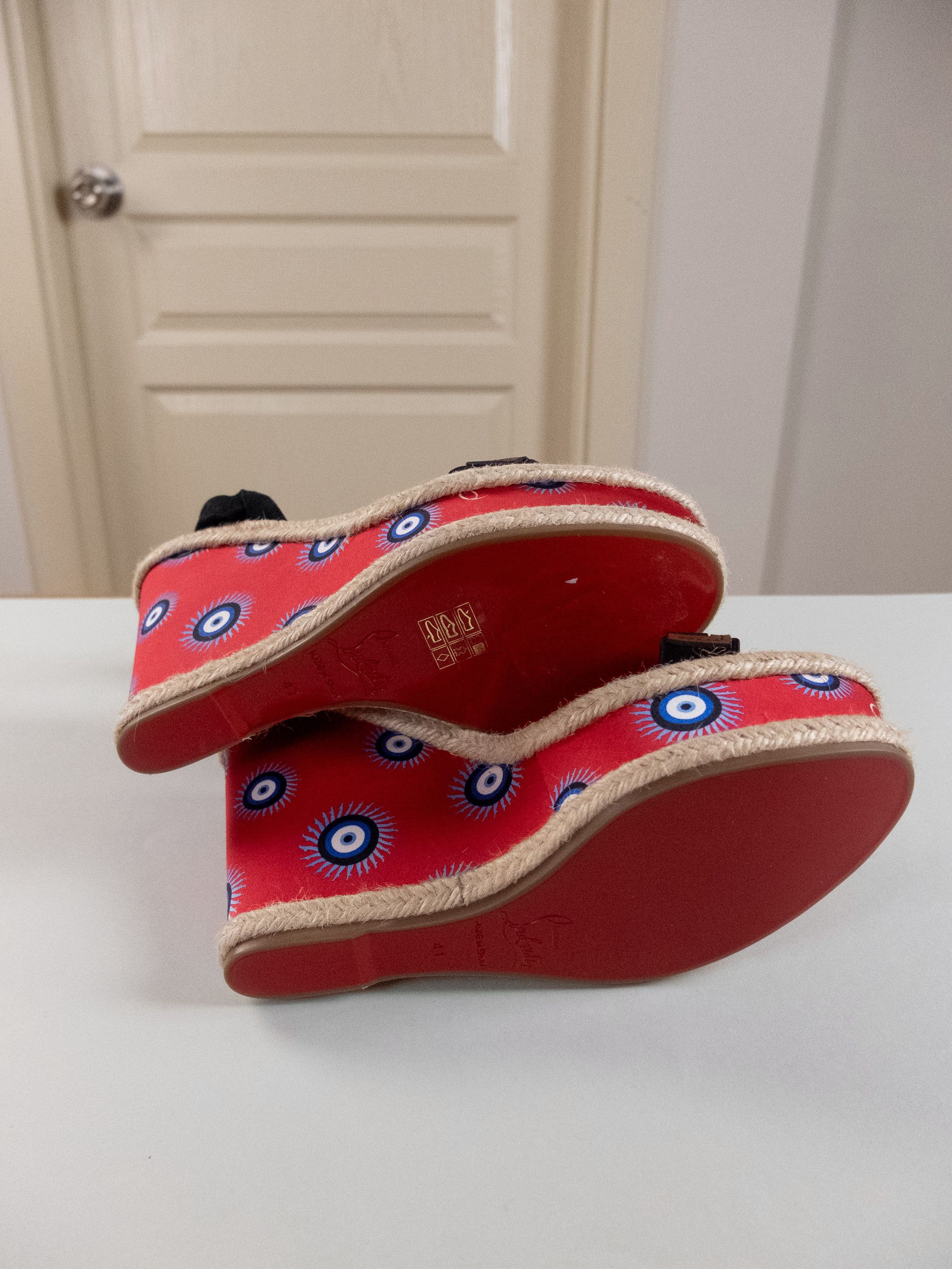 Christian Louboutin CHRISTIAN LOUBOUTIN Athina Cyclades espadrille sandals 11 Size US 11 / IT 41 - 8 Thumbnail