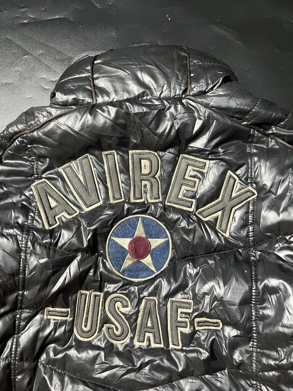 Avirex × Le Grande Bleu (L.G.B.) × Vintage VINTAGE AVIREX CRAZY PUFFER JACKET Size US M / EU 48-50 / 2 - 7 Thumbnail