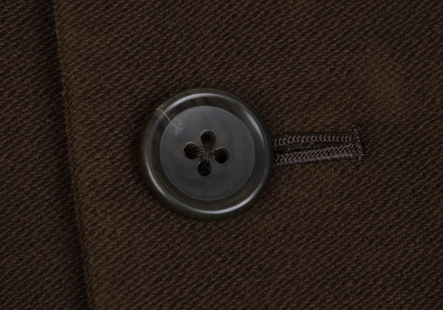 Jean Paul Gaultier Cotton Moleskin 3-Button Coat in Brown, Size L Size US L / EU 52-54 / 3 - 10 Thumbnail