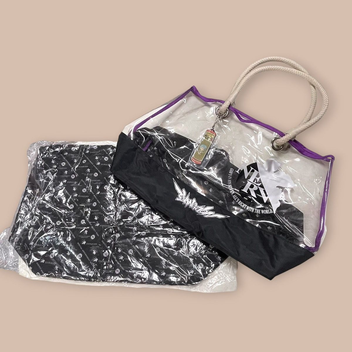 Anime Evangelion Vinyl Clear Bag Size ONE SIZE - 4 Thumbnail